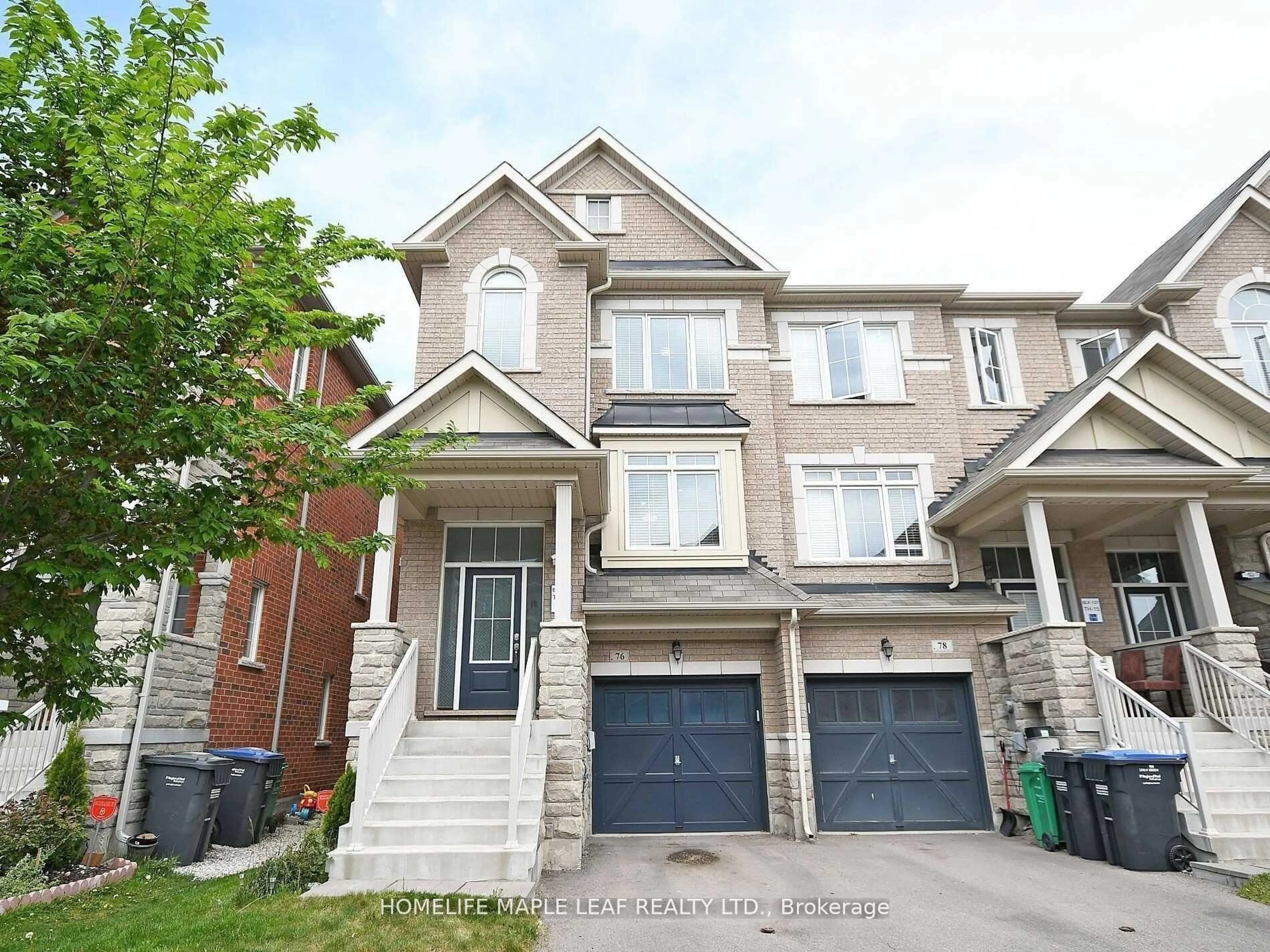 Home with brick exterior material, street for 76 Rockman Cres, Brampton Ontario L7A 3Z9