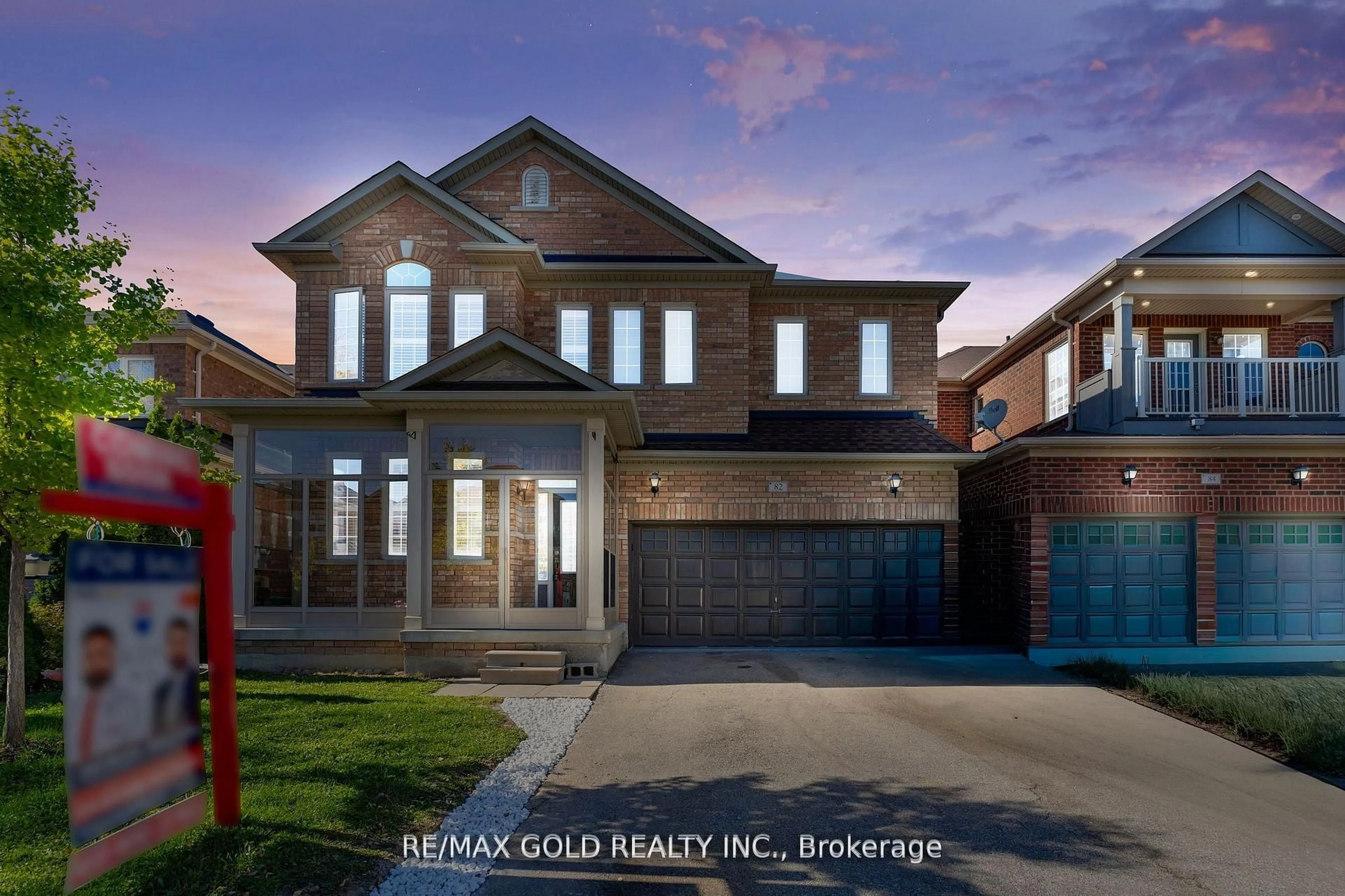 Home with brick exterior material, street for 82 Amaranth Cres, Brampton Ontario L7A 0L4