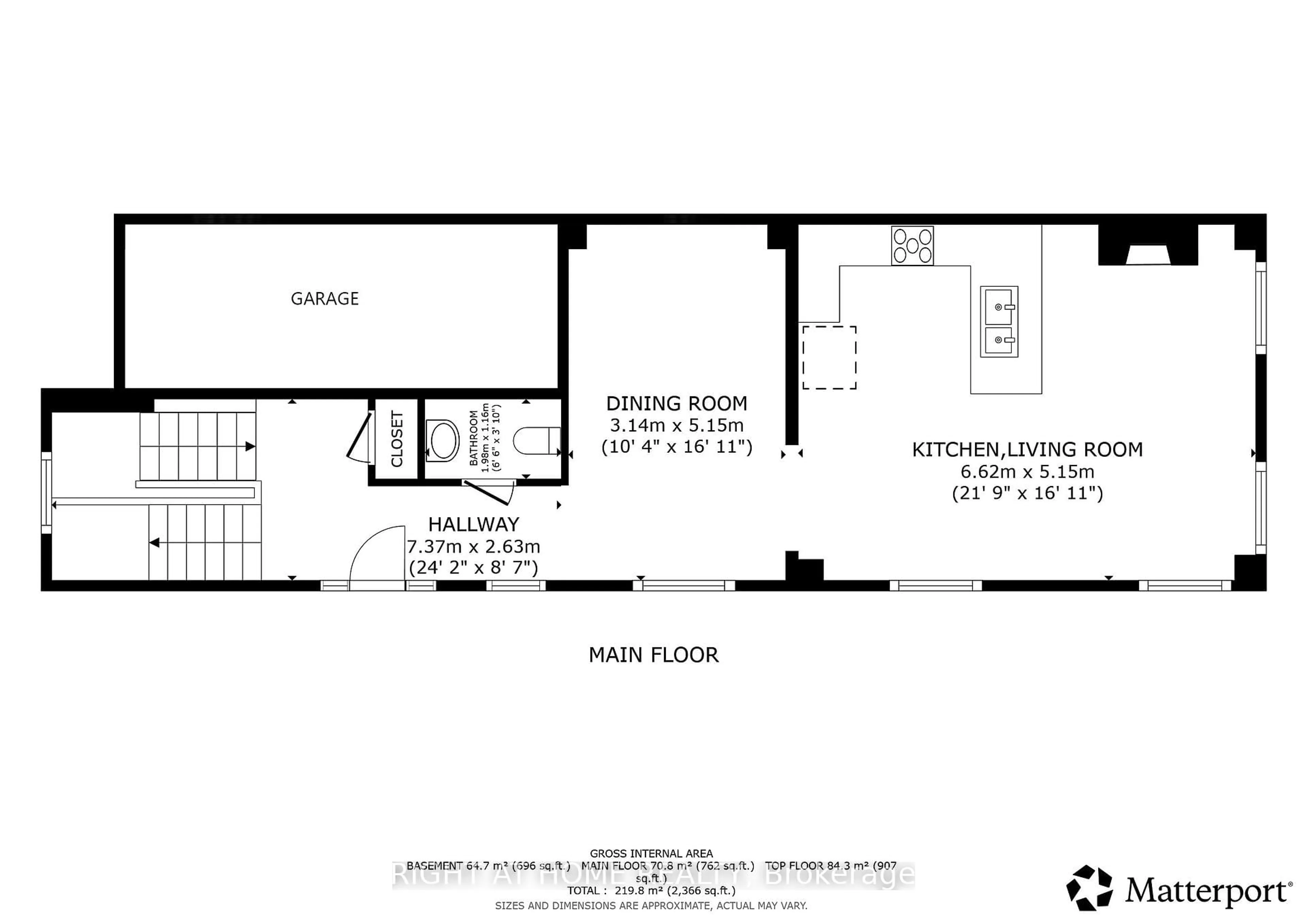 Floor plan for 102 Upper Canada Crt, Halton Hills Ontario L7G 0L2