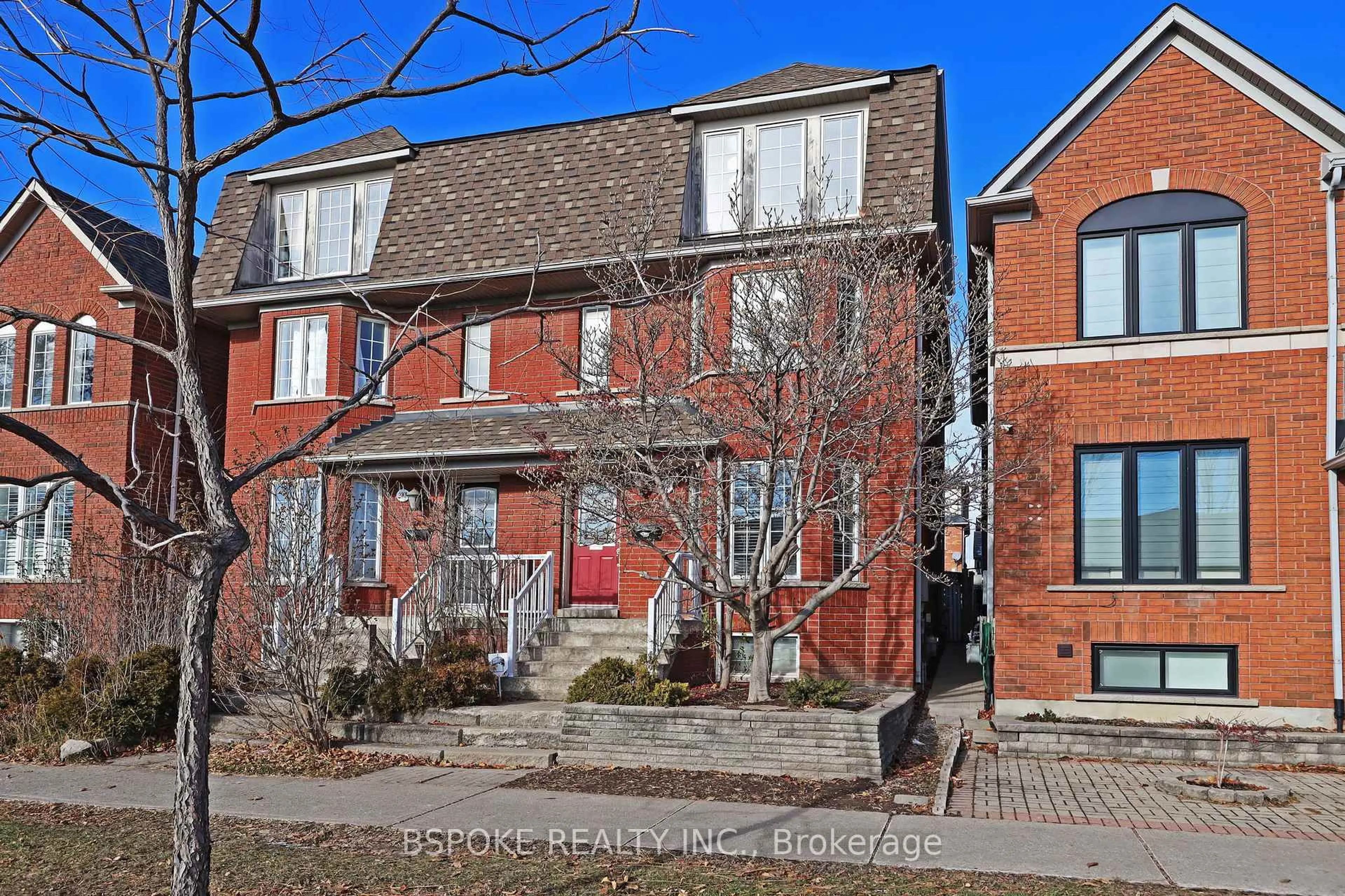 Home with brick exterior material, street for 2066 St Clair Ave, Toronto Ontario M6N 5B9