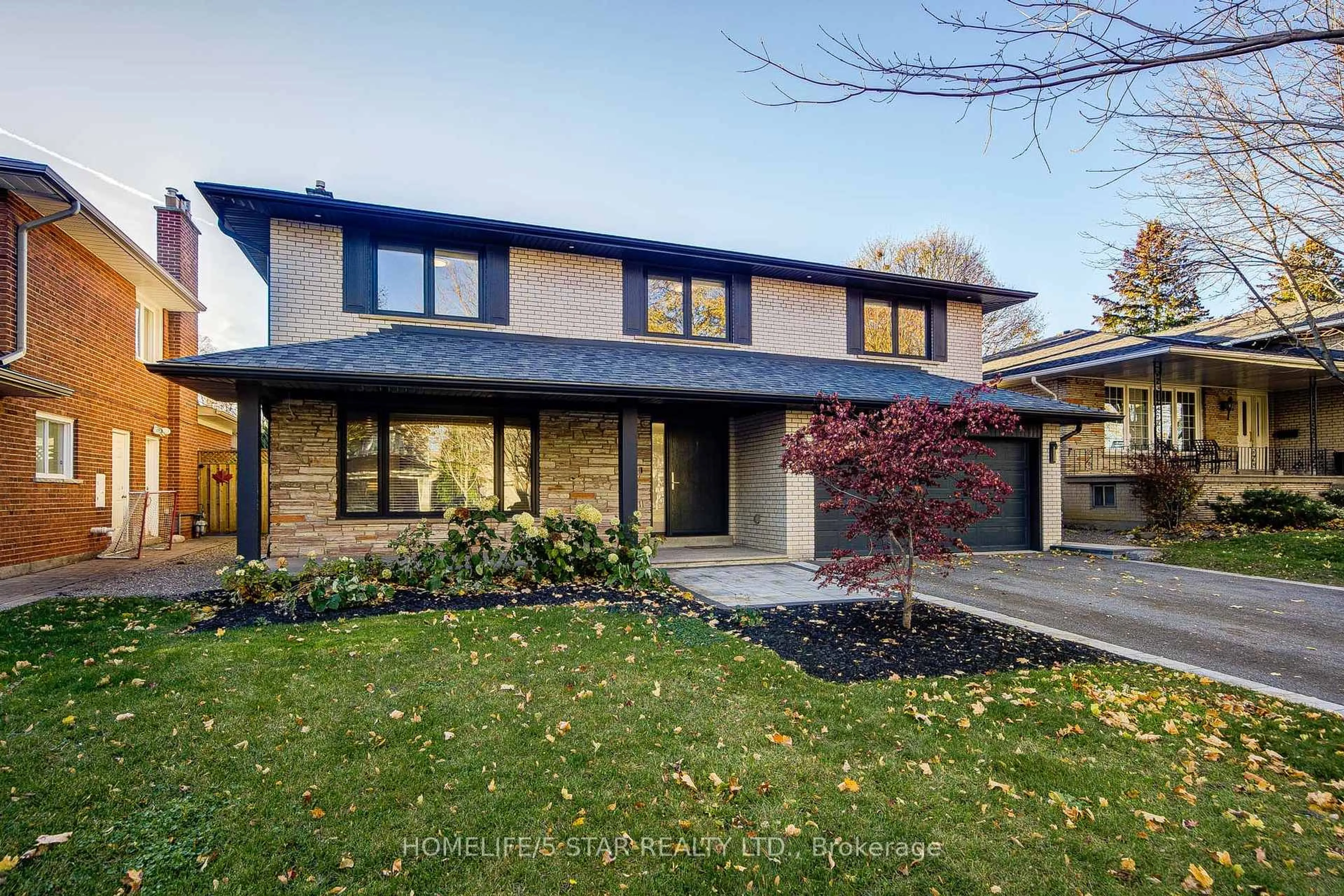 Home with brick exterior material, street for 34 SHEFFLEY Cres, Toronto Ontario M9R 2W4