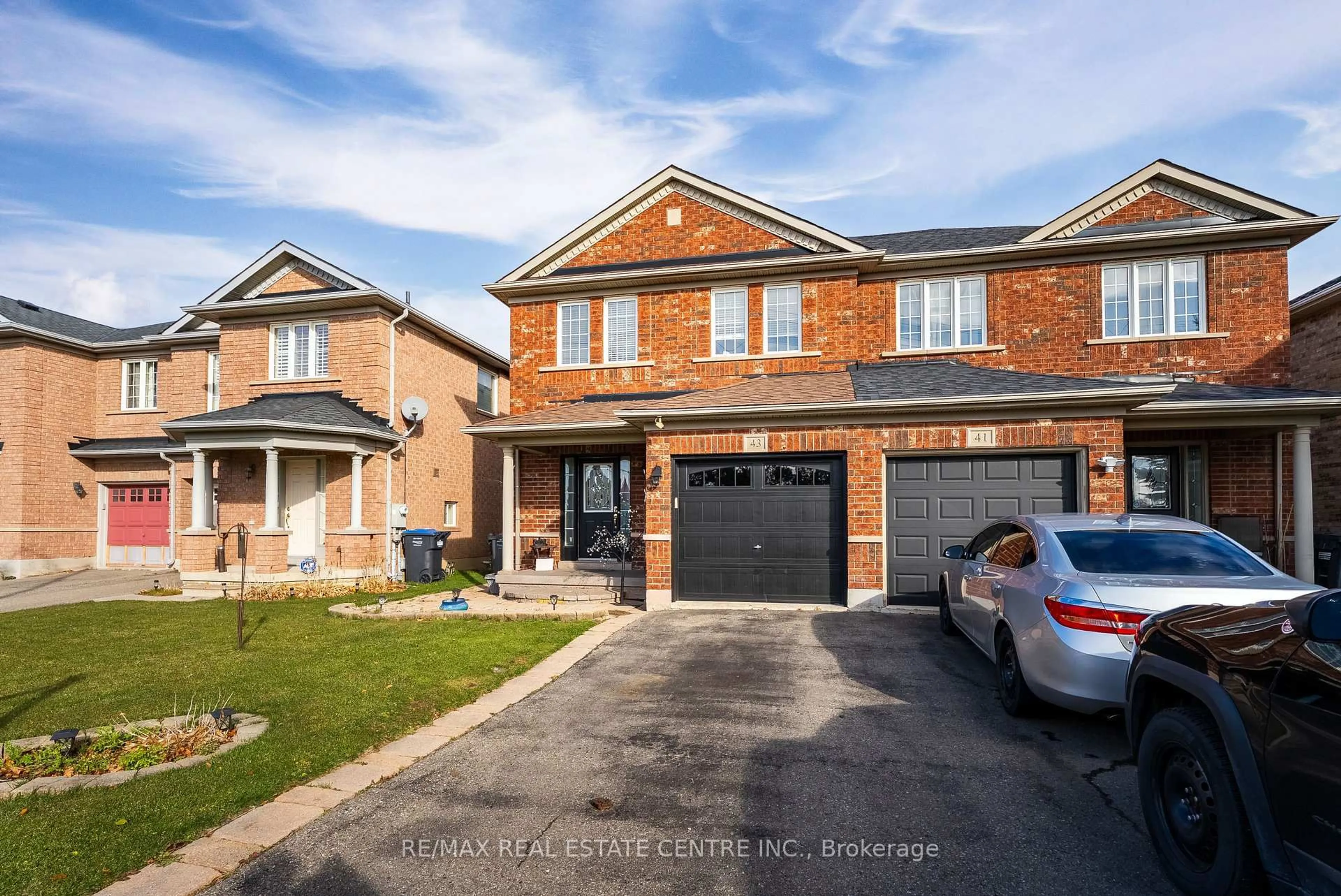 Home with brick exterior material, street for 43 Lockheed Cres, Brampton Ontario L7A 3G3
