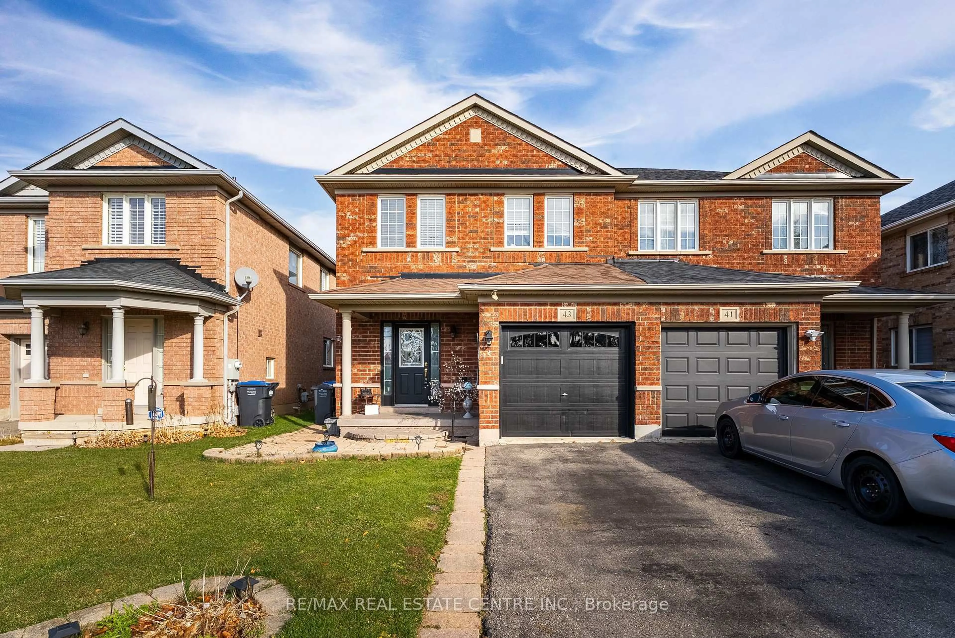 Home with brick exterior material, street for 43 Lockheed Cres, Brampton Ontario L7A 3G3