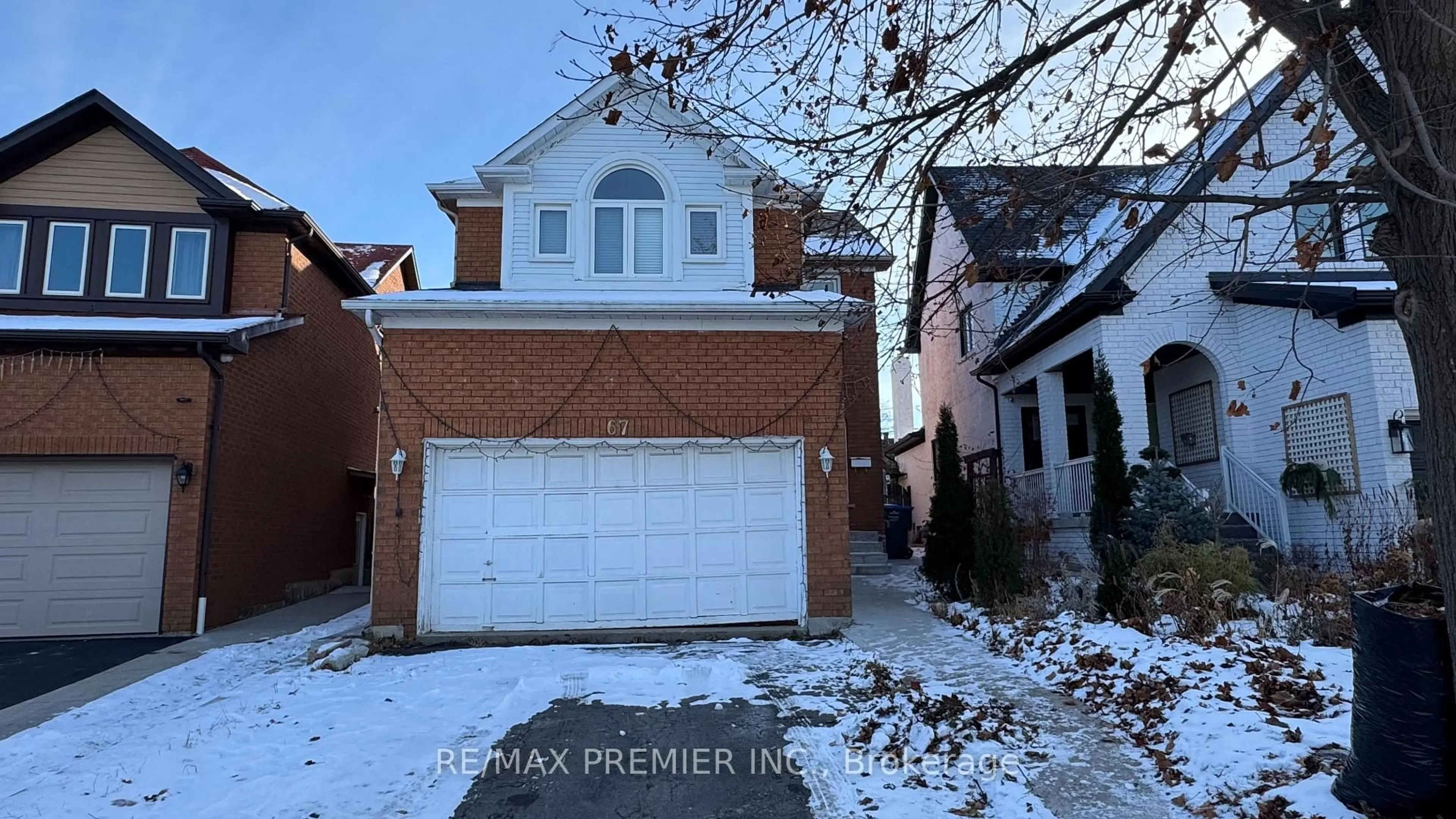 Home with brick exterior material, street for 67 Sal Circ, Brampton Ontario L6R 1H6