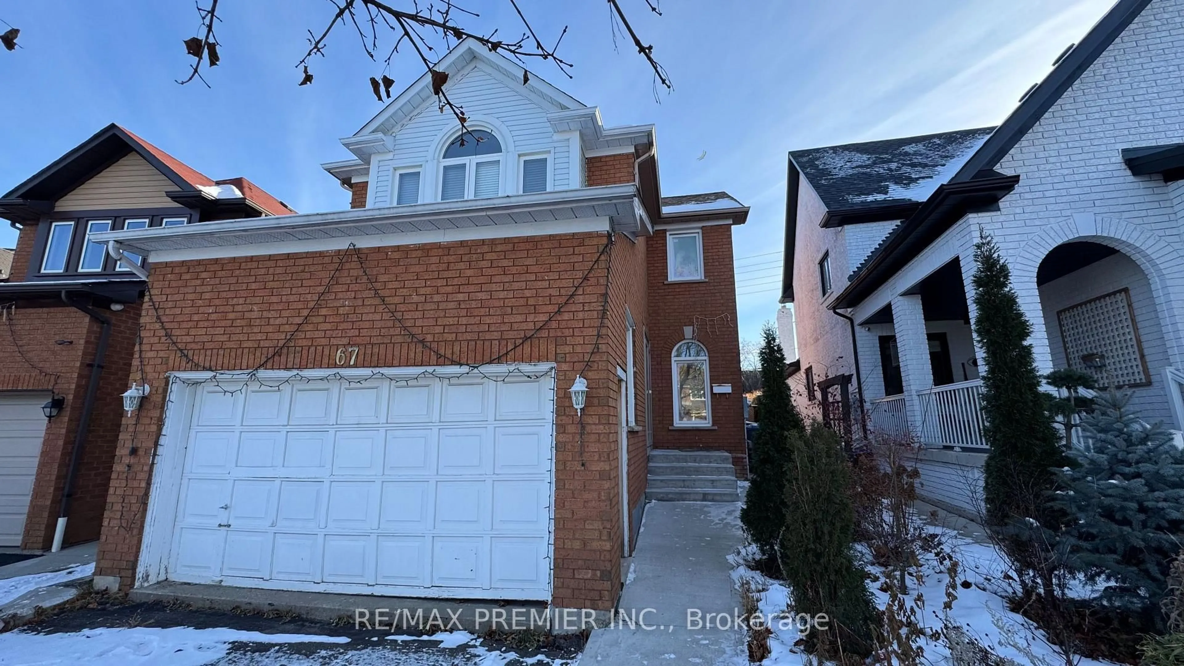 Home with brick exterior material, street for 67 Sal Circ, Brampton Ontario L6R 1H6