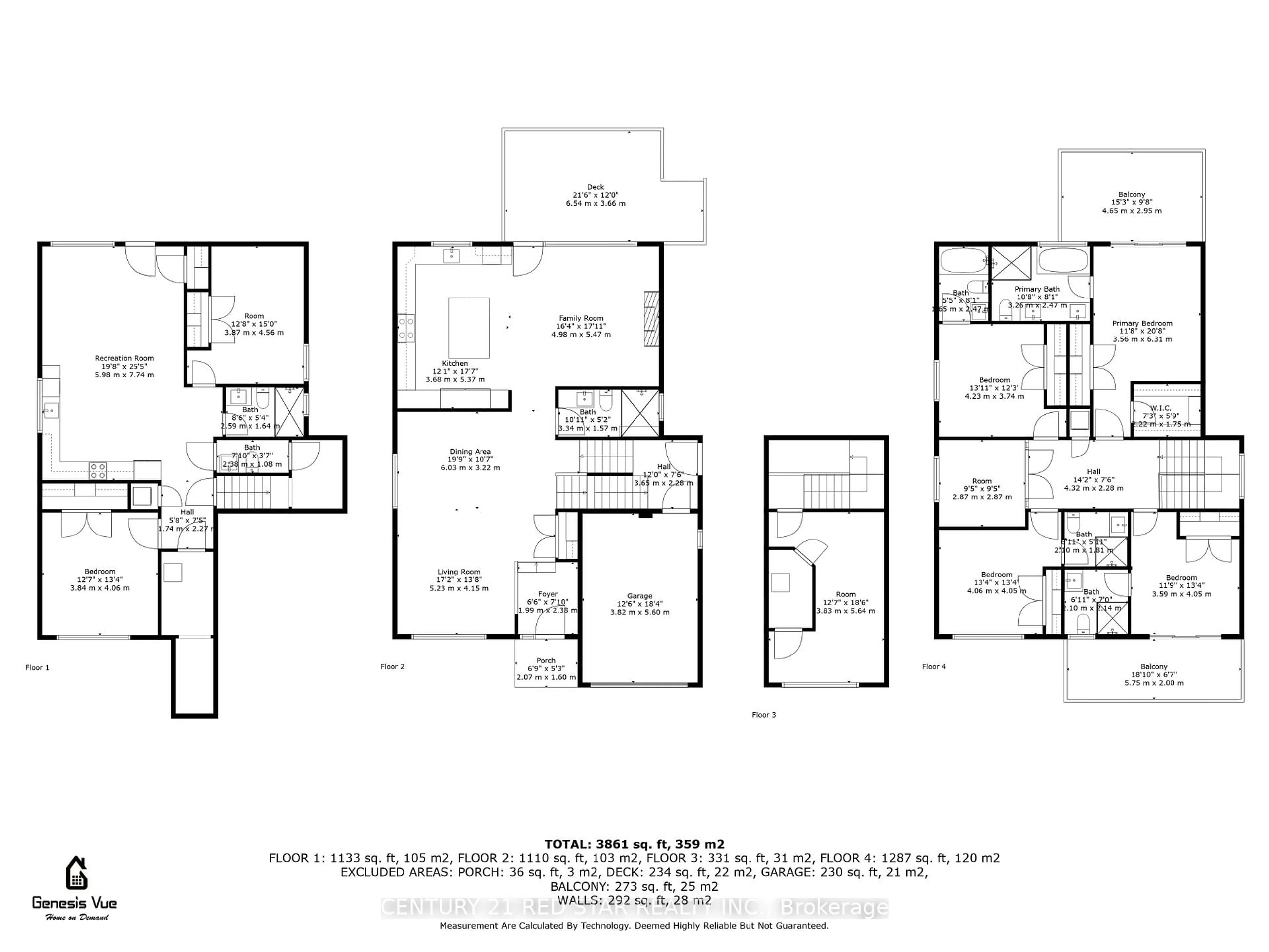 Floor plan for 1 Frankwood Rd, Toronto Ontario M8Z 1Y8