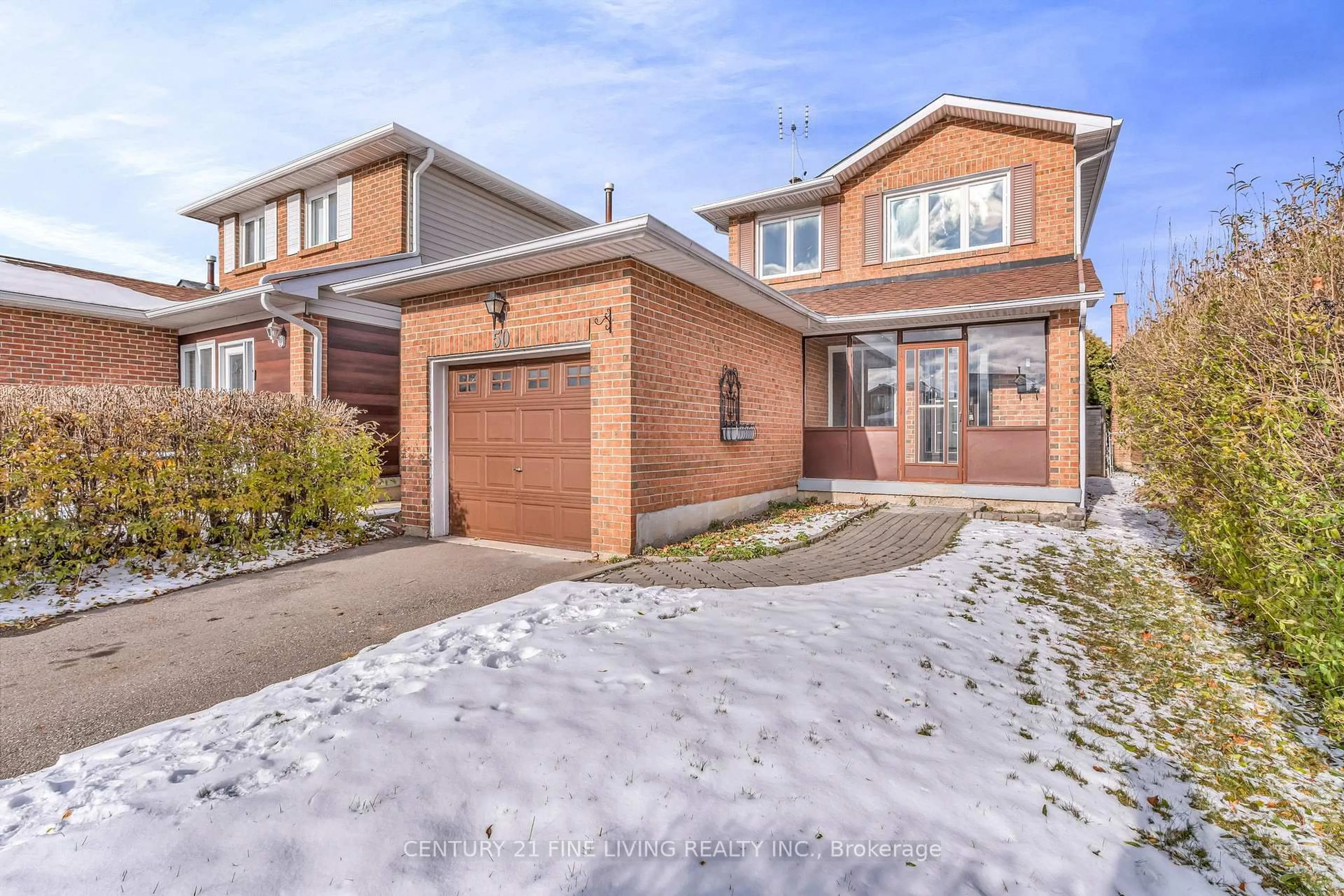 Home with brick exterior material, street for 50 LUMINOUS Crt, Brampton Ontario L6Z 2B3