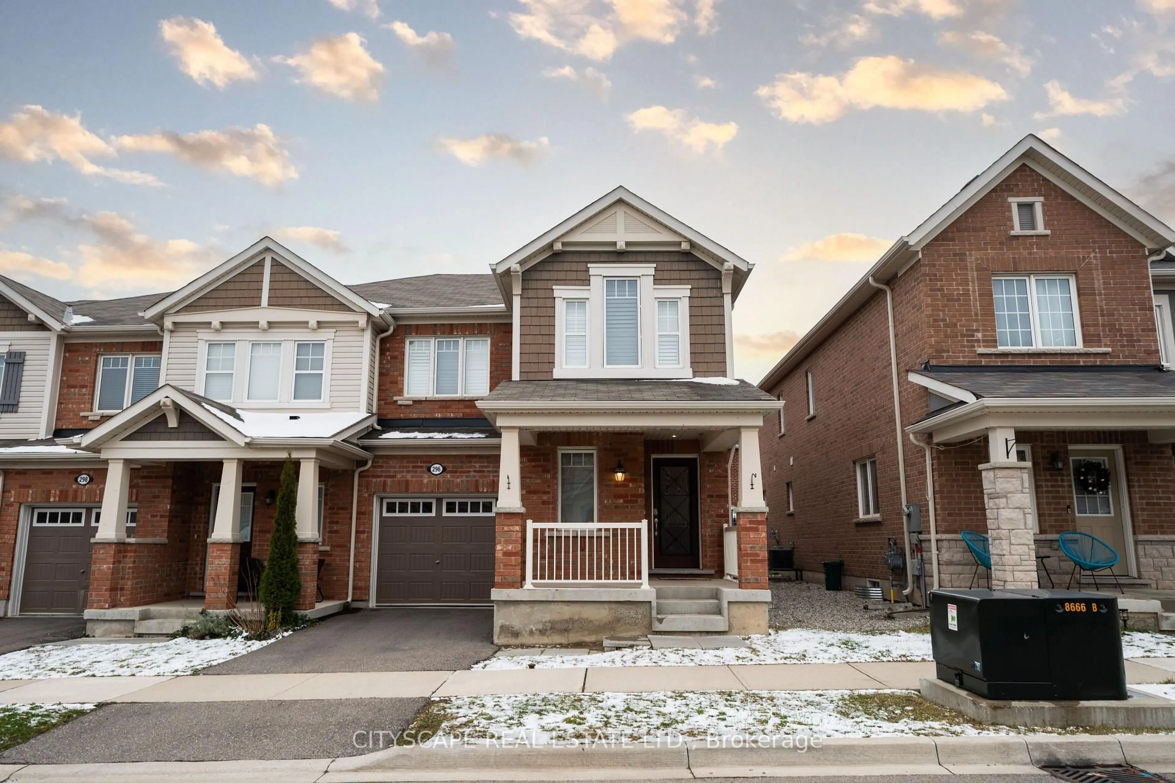 Home with brick exterior material, street for 296 Jean Landing, Milton Ontario L9E 1C6