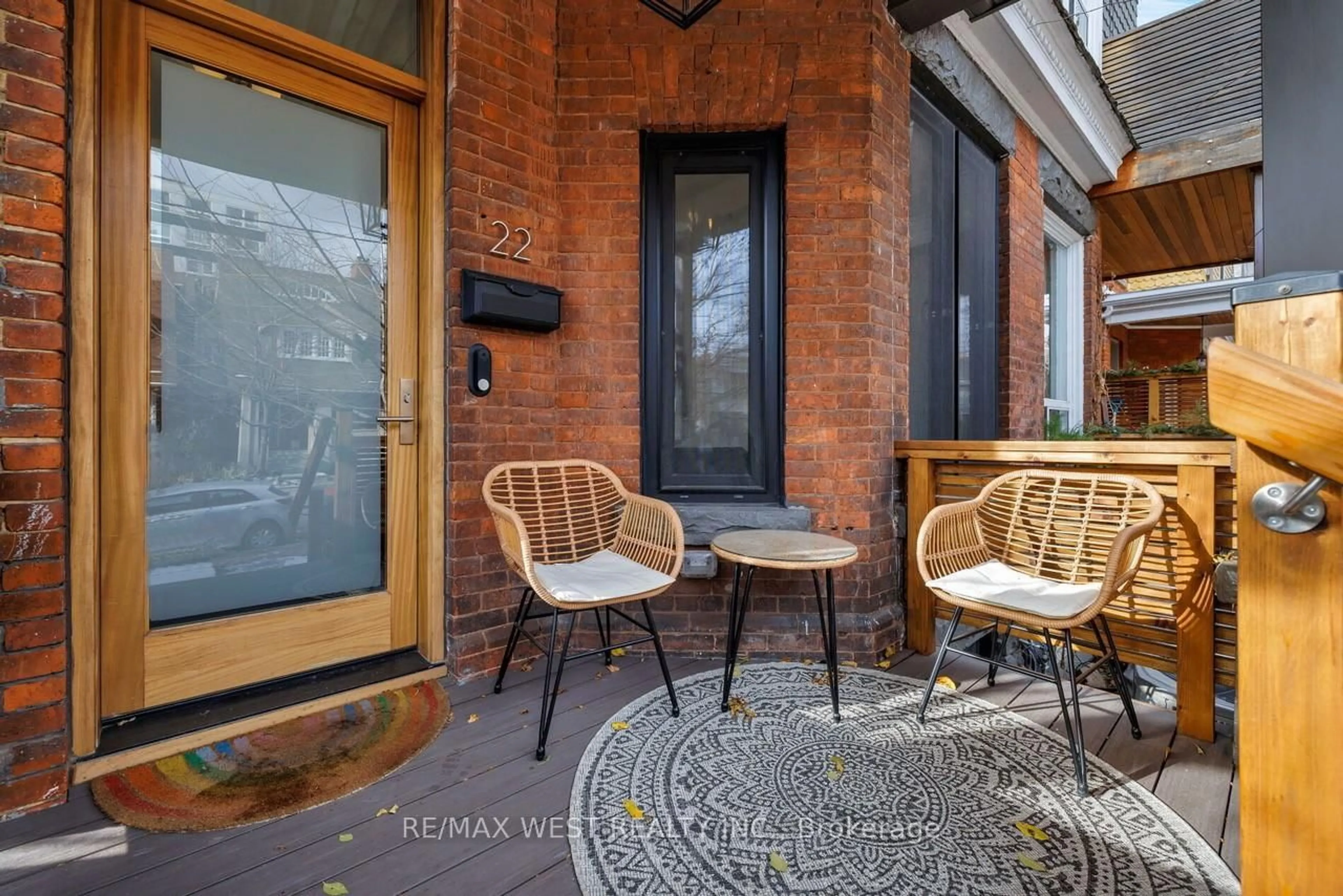 Patio, street for 22 Cowan Ave, Toronto Ontario M6K 2N4
