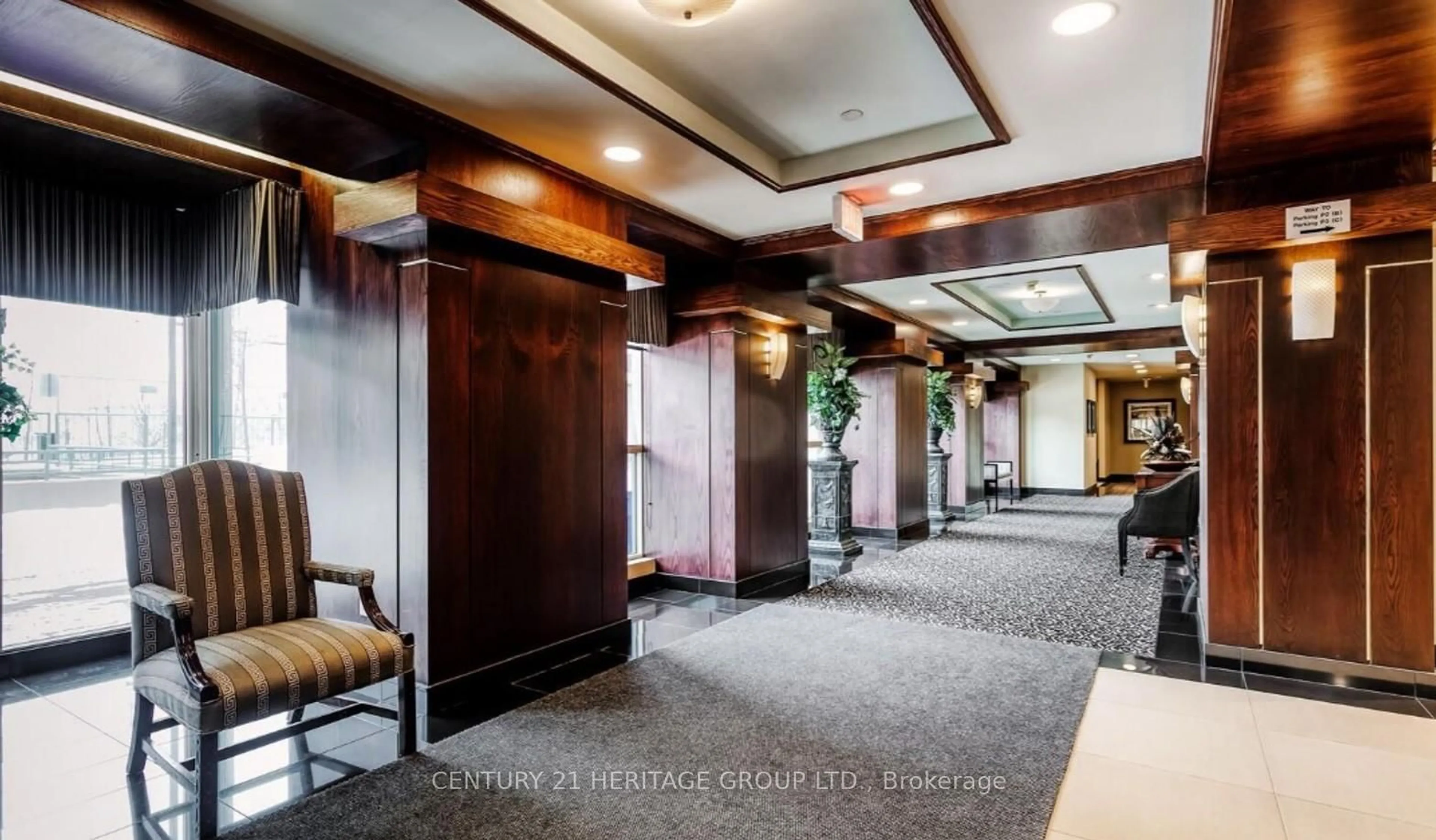 Indoor foyer for 101 Subway Cres #1601, Toronto Ontario M9B 6K4