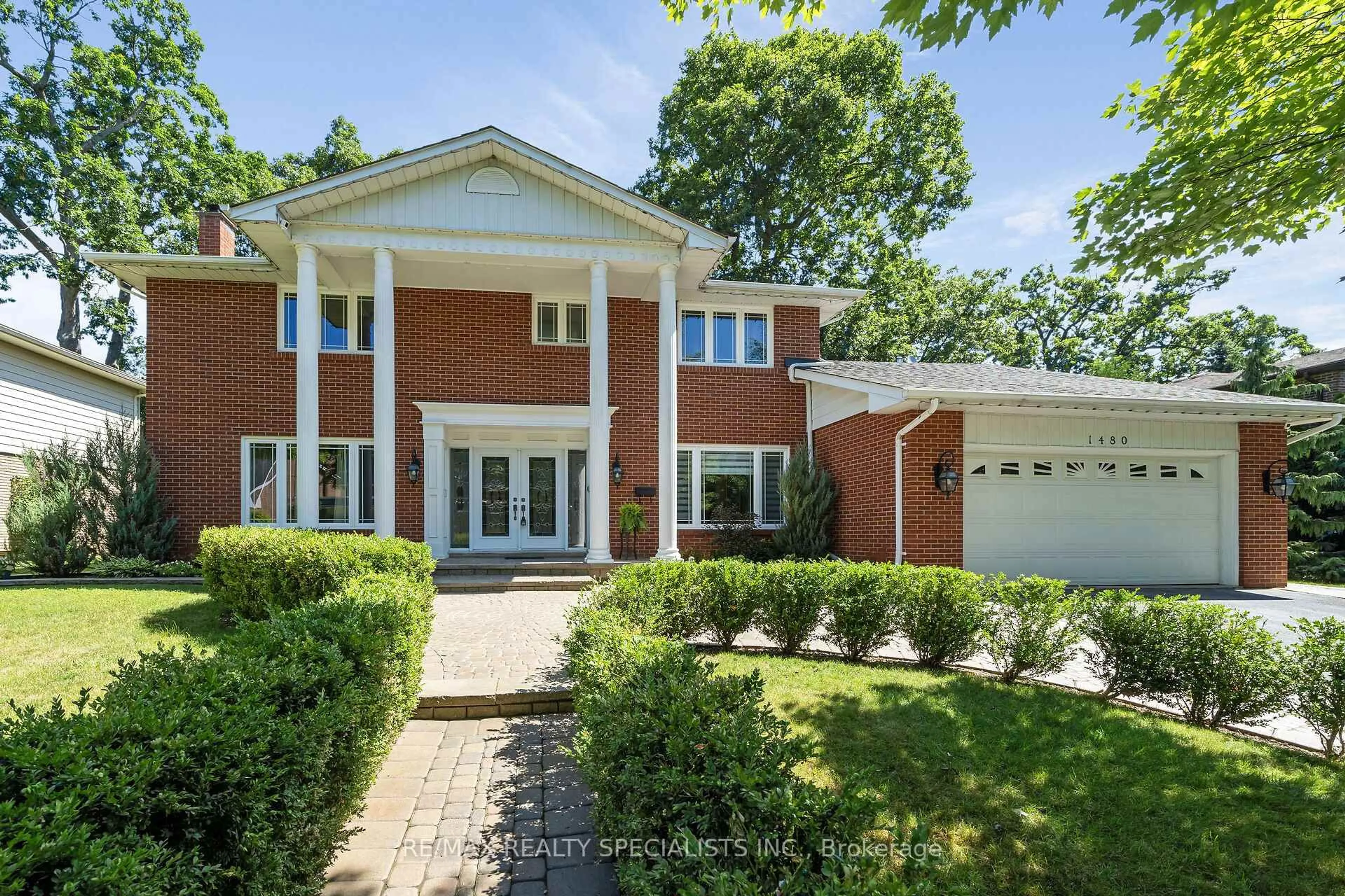 Home with brick exterior material, street for 1480 Ballyclare Dr, Mississauga Ontario L5C 1J5