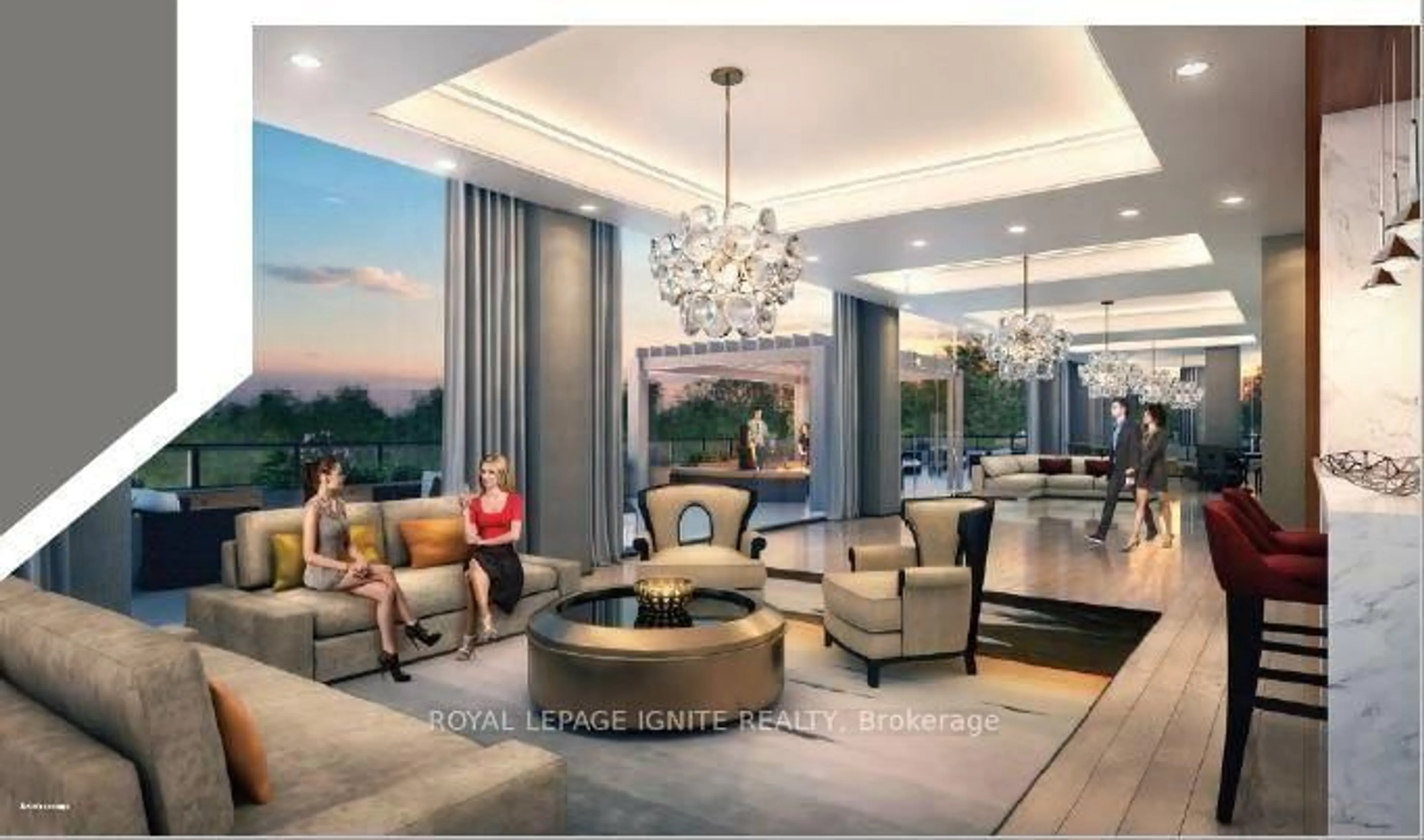 Lobby for 24 Elm Dr #1605, Mississauga Ontario L5B 1L9