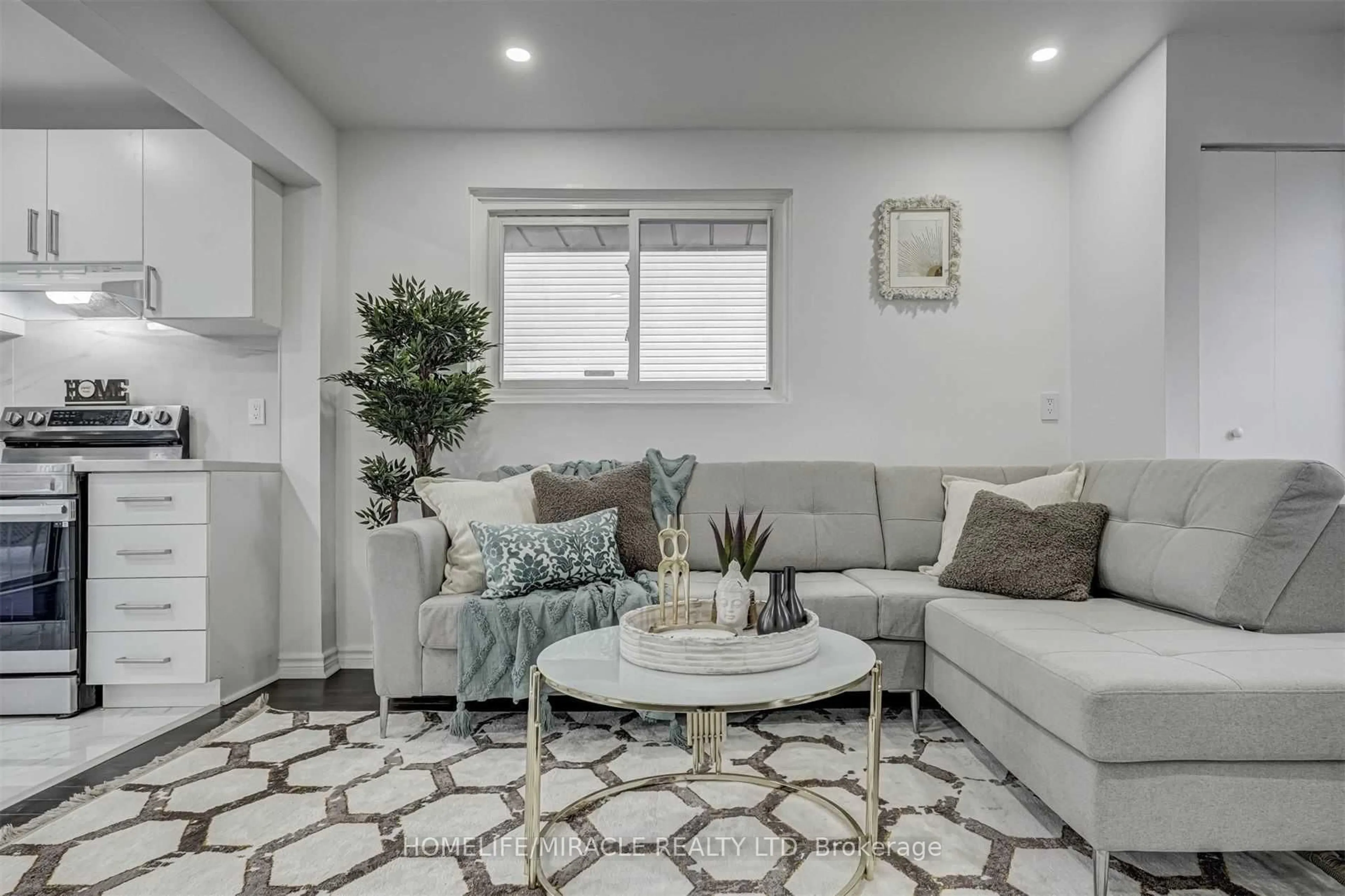 Living room with furniture, unknown for 33 Mosque Cres, Toronto Ontario M9V 4J1