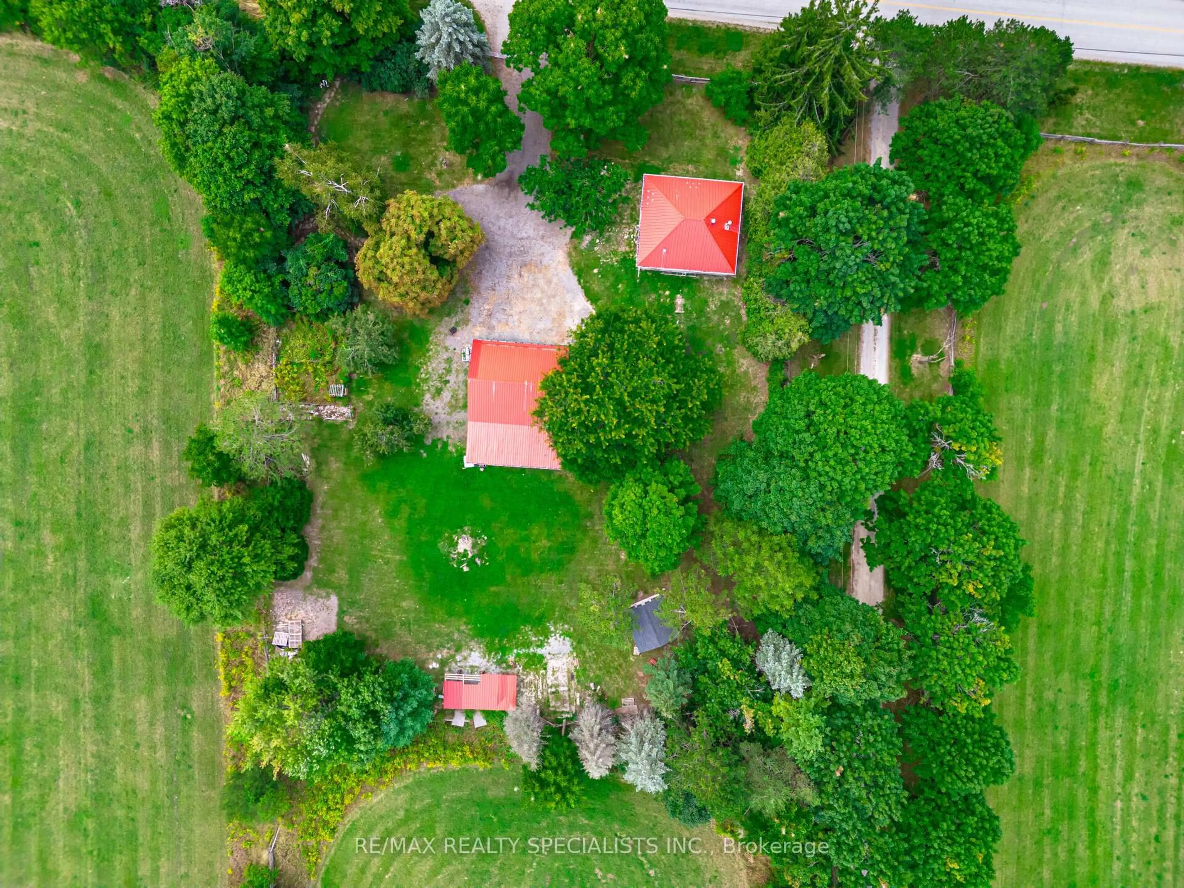 A pic from outside/outdoor area/front of a property/back of a property/a pic from drone, forest/trees view for 14041 Fourth Line, Milton Ontario N0B 2K0