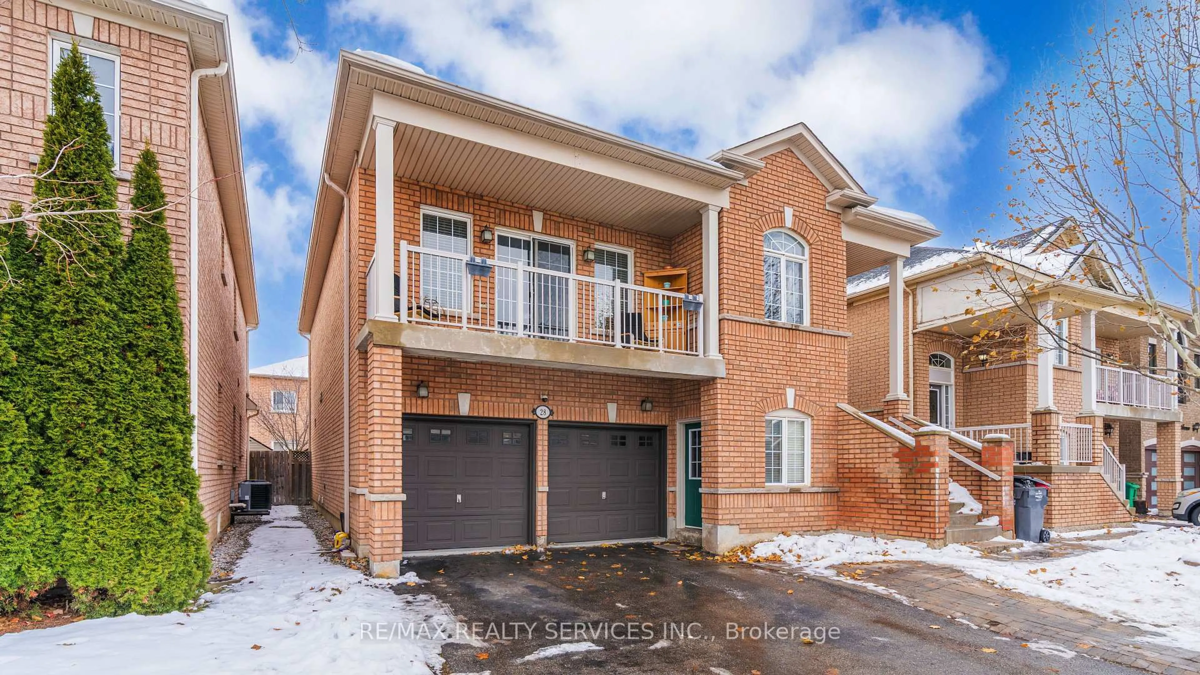 Home with brick exterior material, street for 28 Atira Ave, Brampton Ontario L7A 3V1