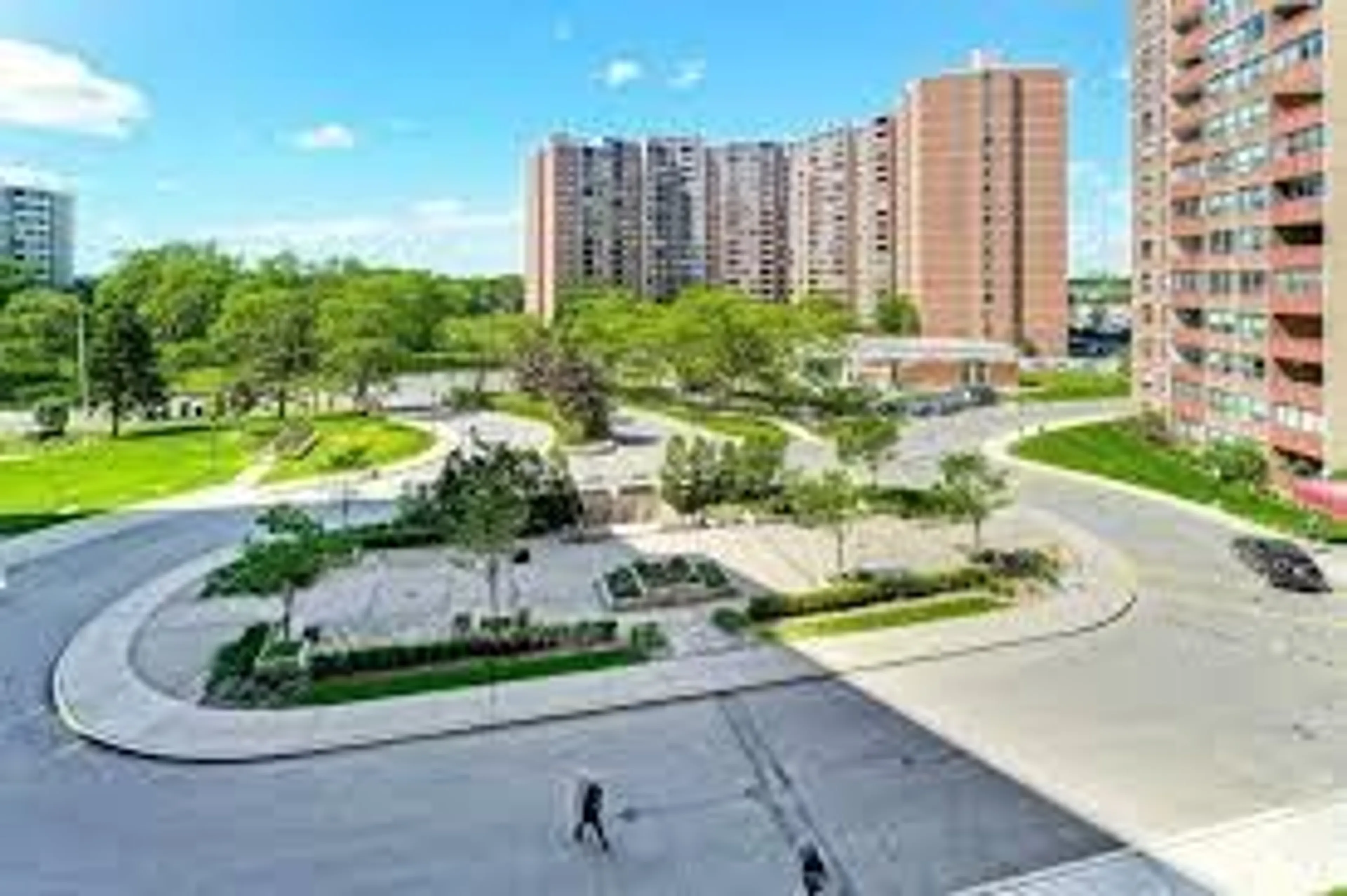 A pic from outside/outdoor area/front of a property/back of a property/a pic from drone, city buildings view from balcony for 627 The West Mall #2101, Toronto Ontario M9C 4X5