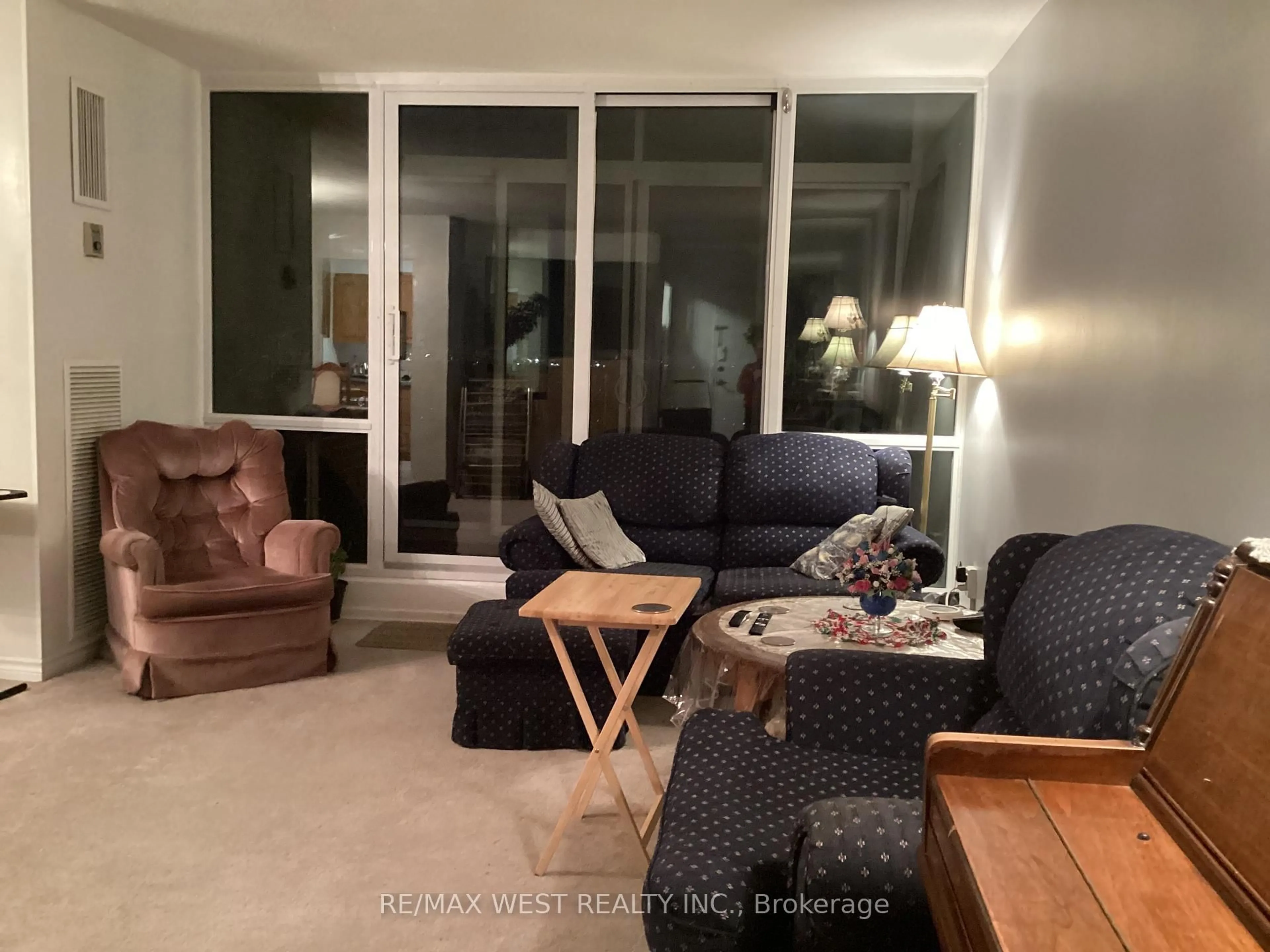 Living room with furniture, unknown for 627 The West Mall #2101, Toronto Ontario M9C 4X5