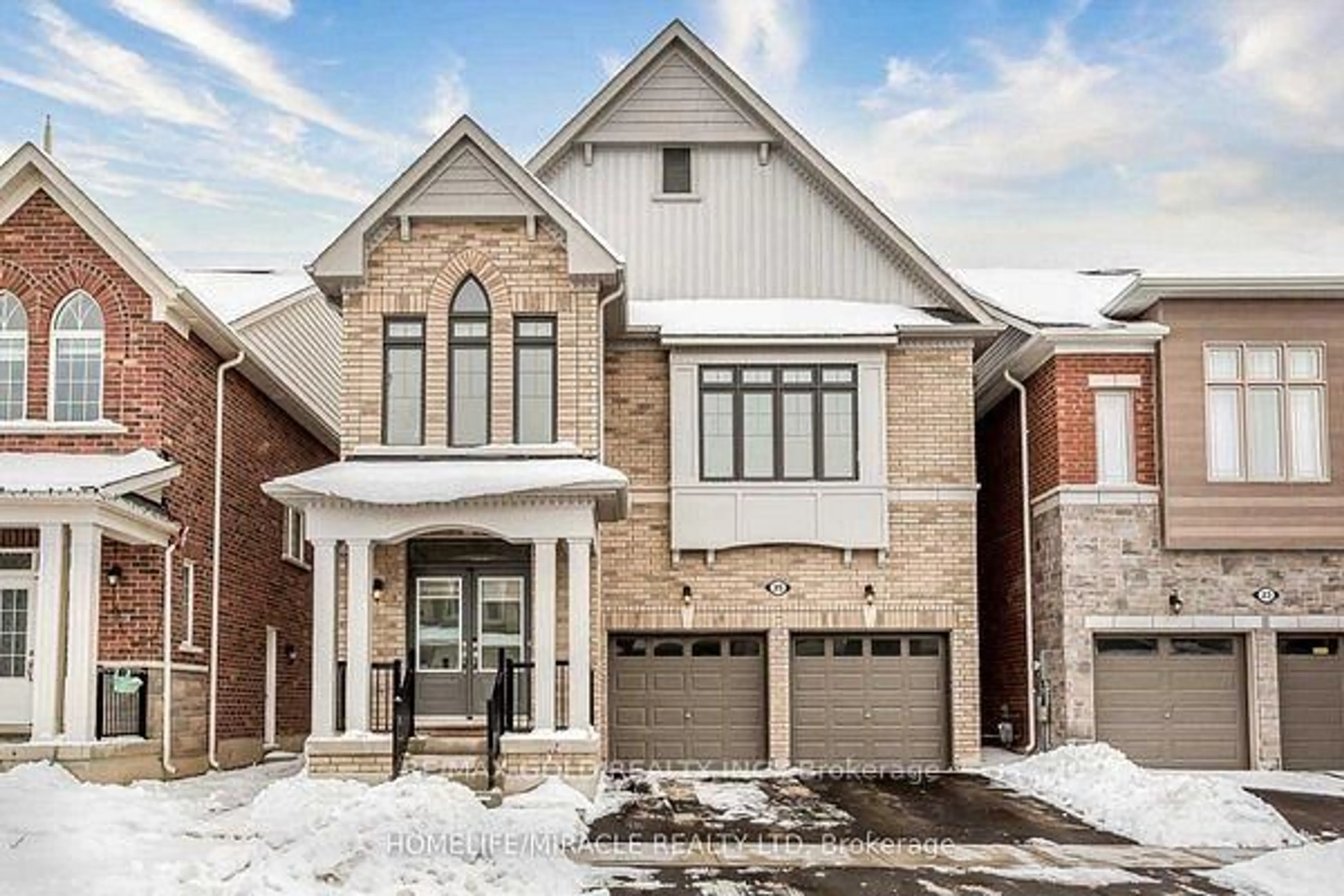 Home with brick exterior material, street for 25 Eberly Woods Dr, Caledon Ontario L7C 4J2