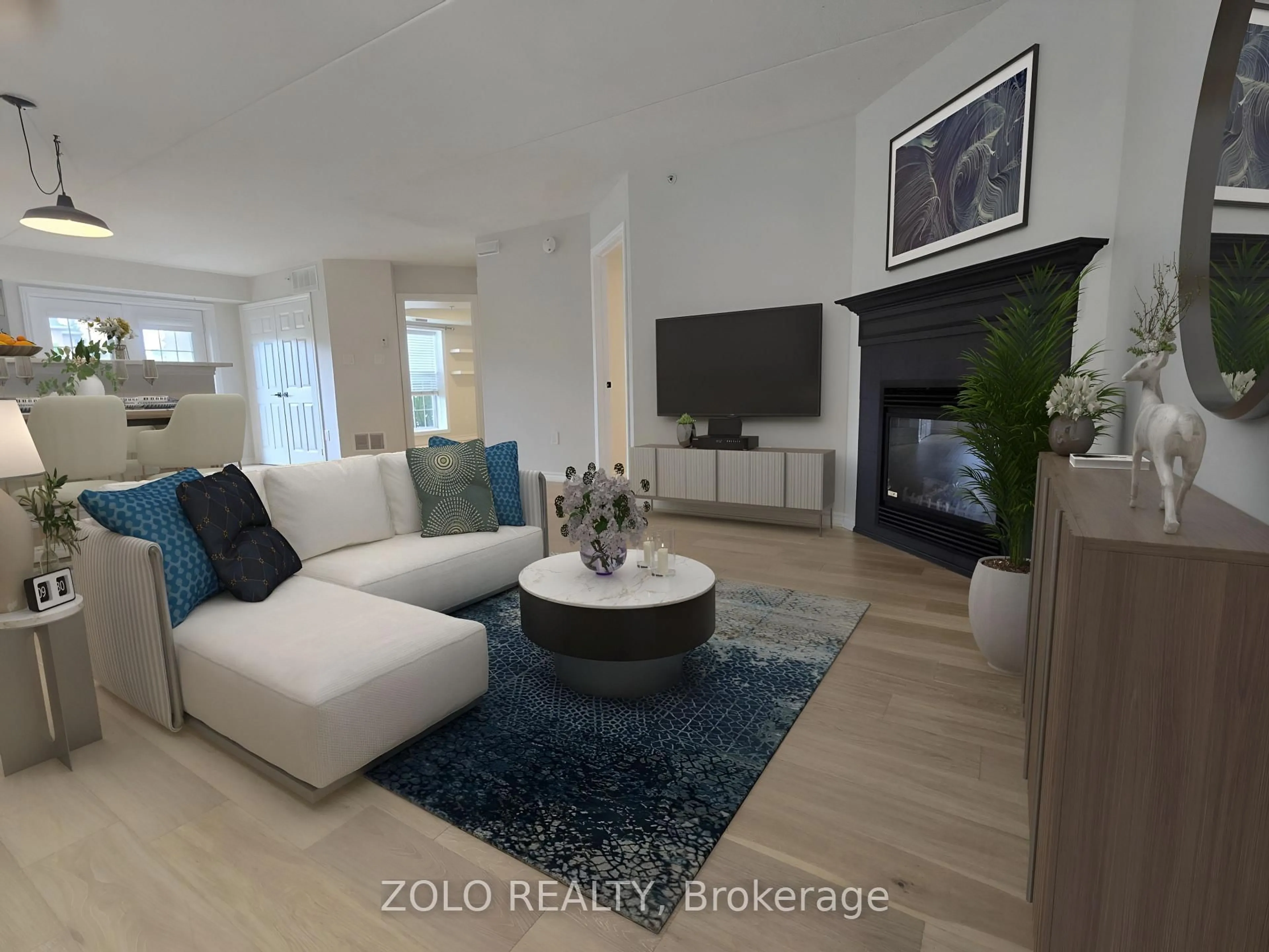 Living room with furniture, unknown for 1487 Maple Ave #101, Milton Ontario L9T 0B7