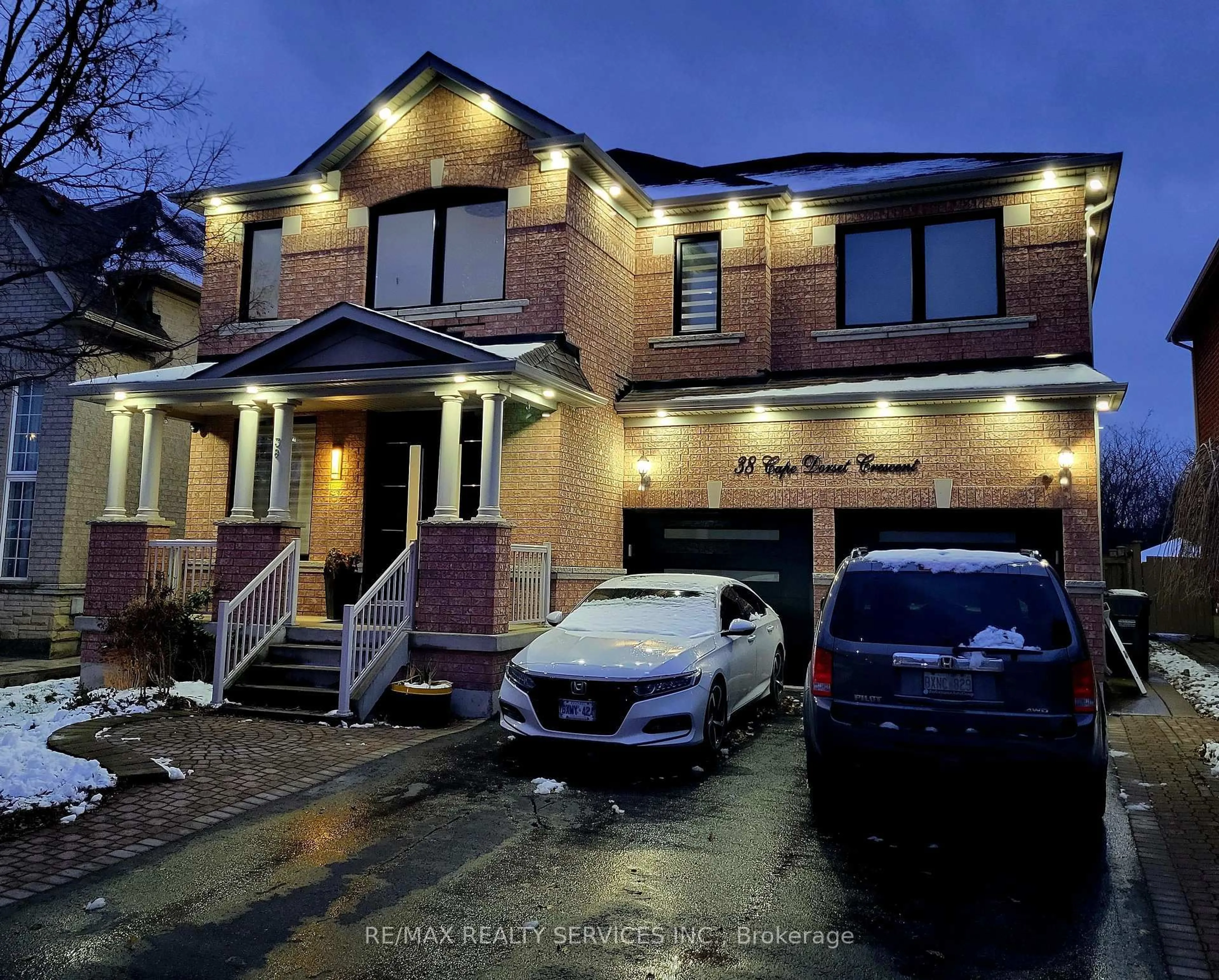 Home with brick exterior material, street for 38 Cape Dorset Cres, Brampton Ontario L6R 3L2