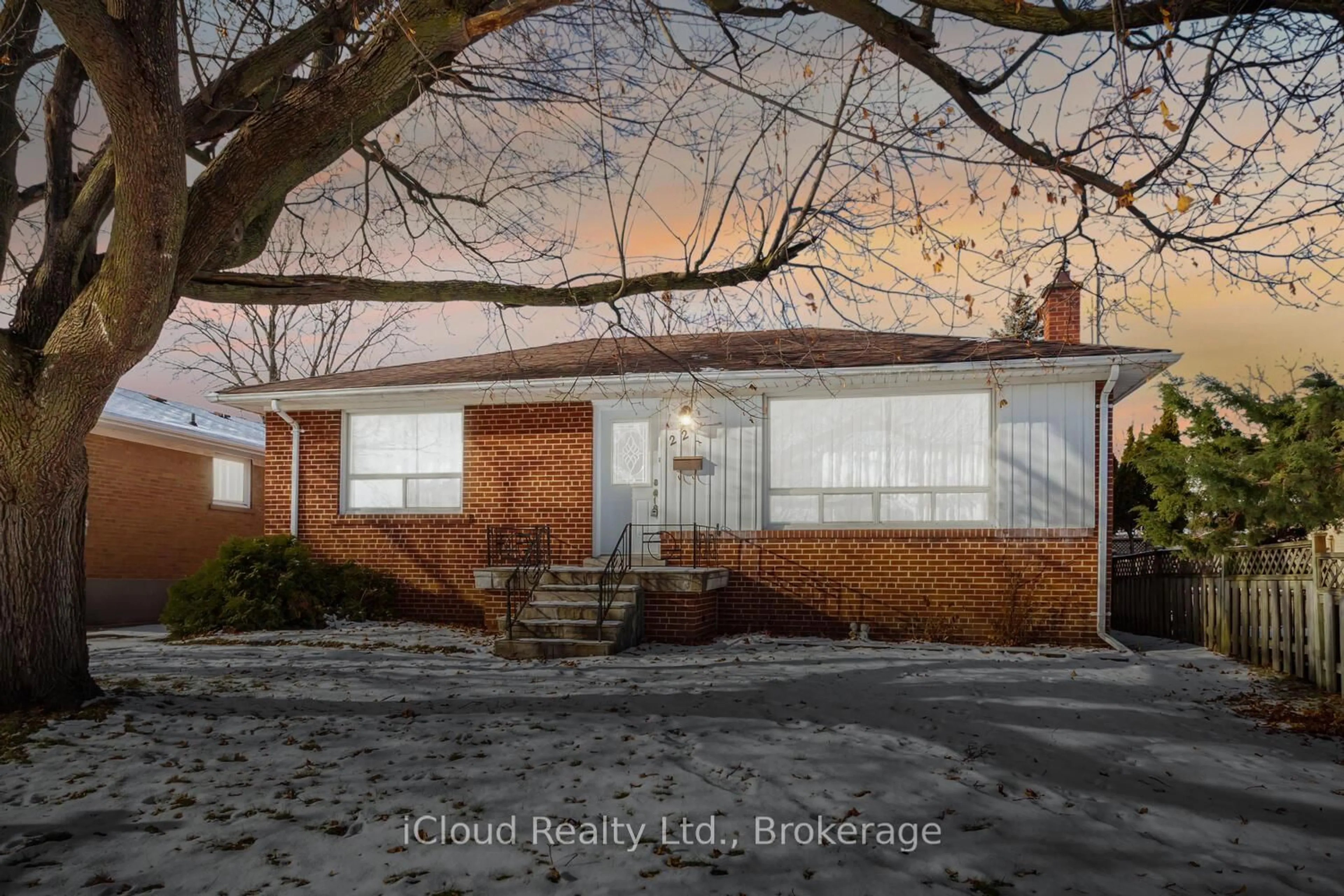 A pic from outside/outdoor area/front of a property/back of a property/a pic from drone, street for 22 Mcculla Ave, Brampton Ontario L6V 1L7