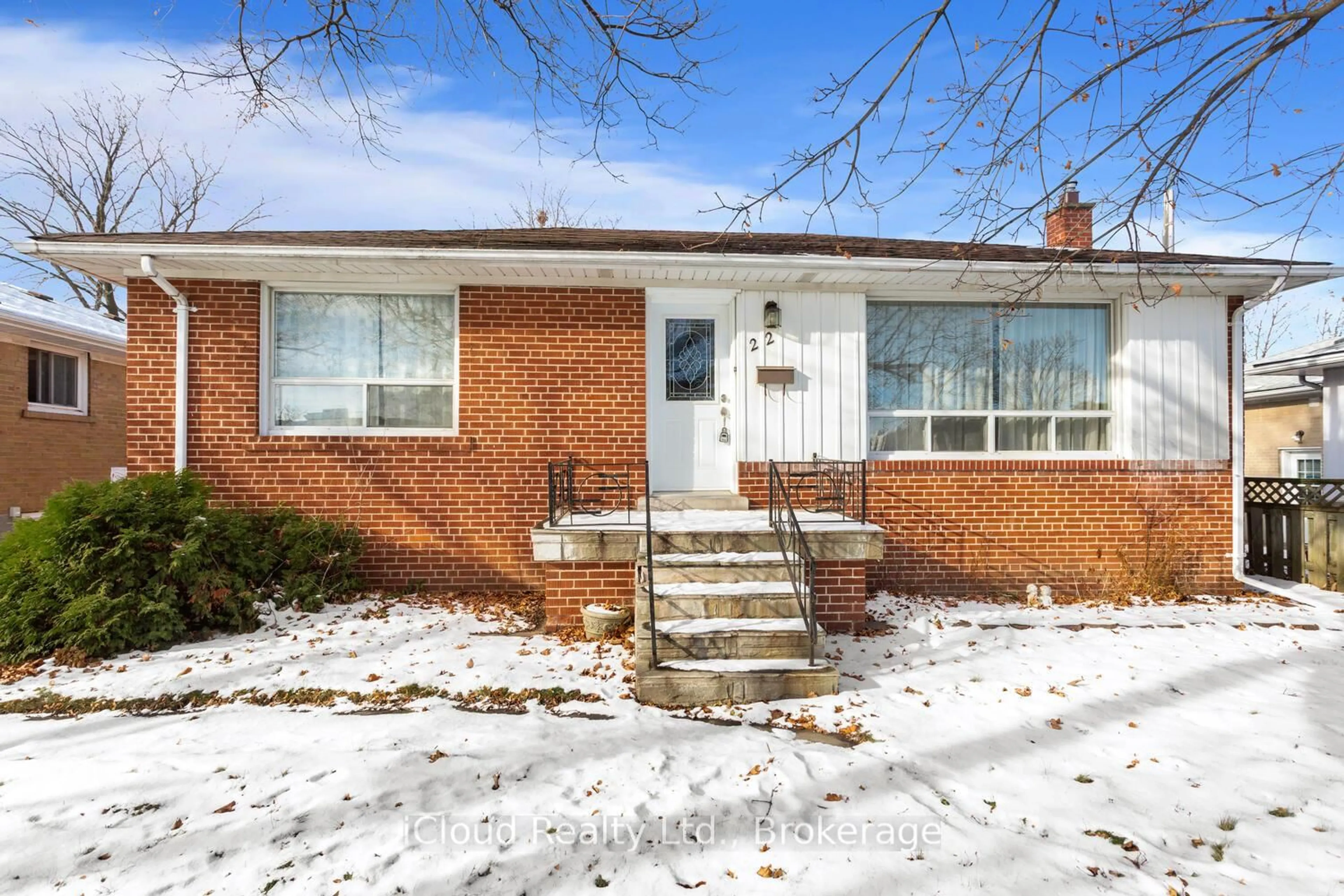 Home with brick exterior material, street for 22 Mcculla Ave, Brampton Ontario L6V 1L7