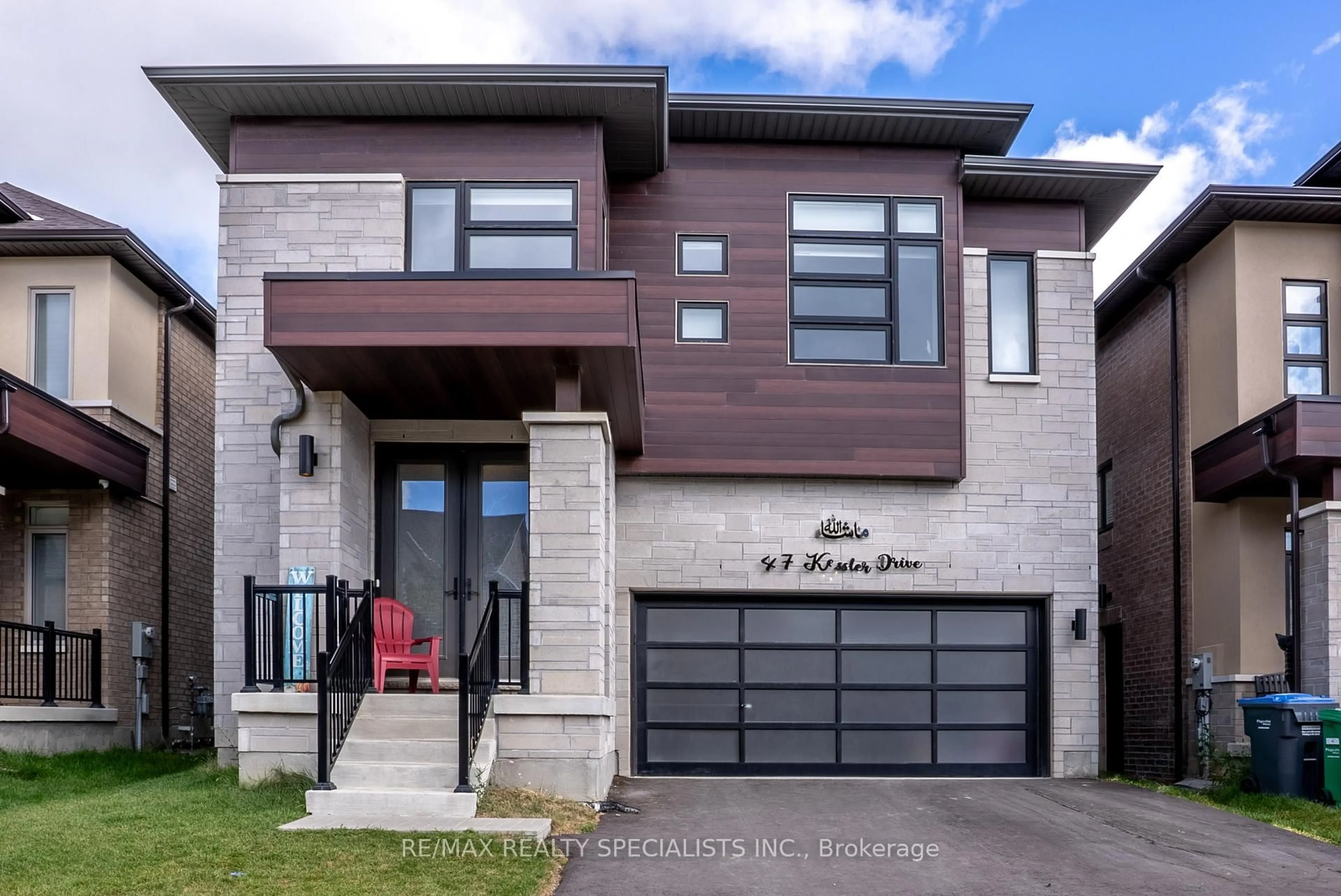 Home with brick exterior material, street for 47 Kessler Dr, Brampton Ontario L6R 4E7