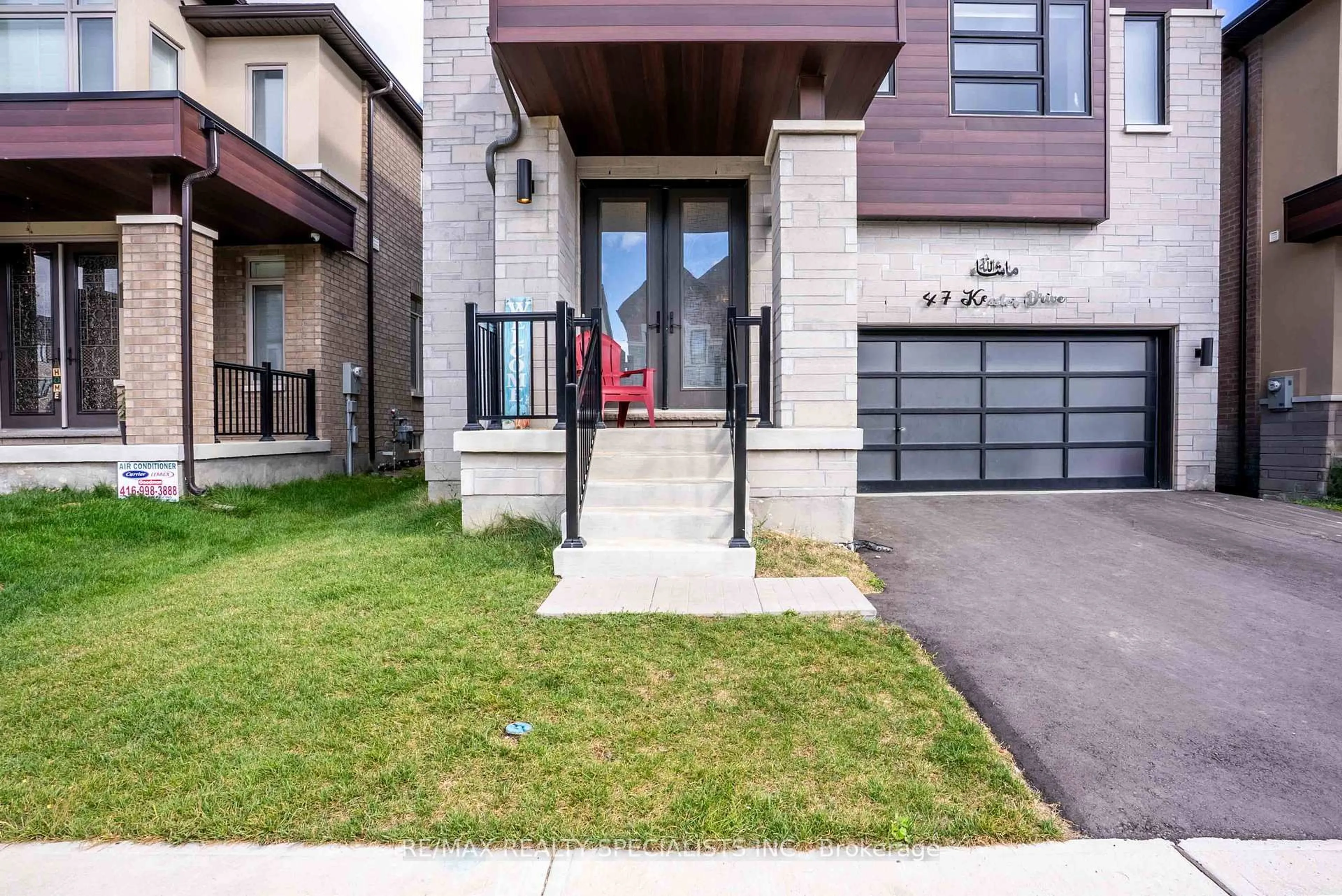 Home with brick exterior material, street for 47 Kessler Dr, Brampton Ontario L6R 4E7