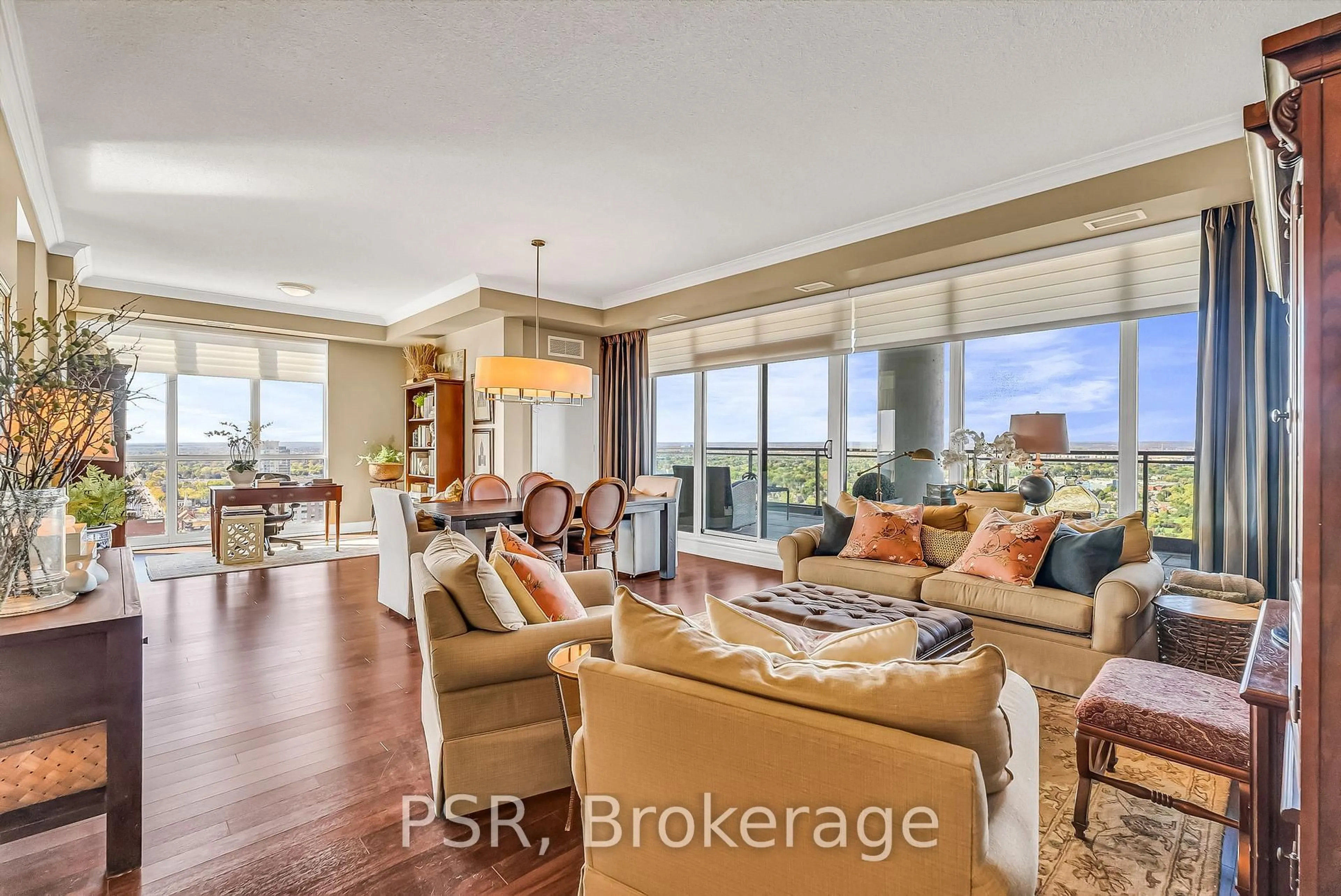 Living room with furniture, unknown for 100 John St #LPH 2603, Brampton Ontario L6W 0A8