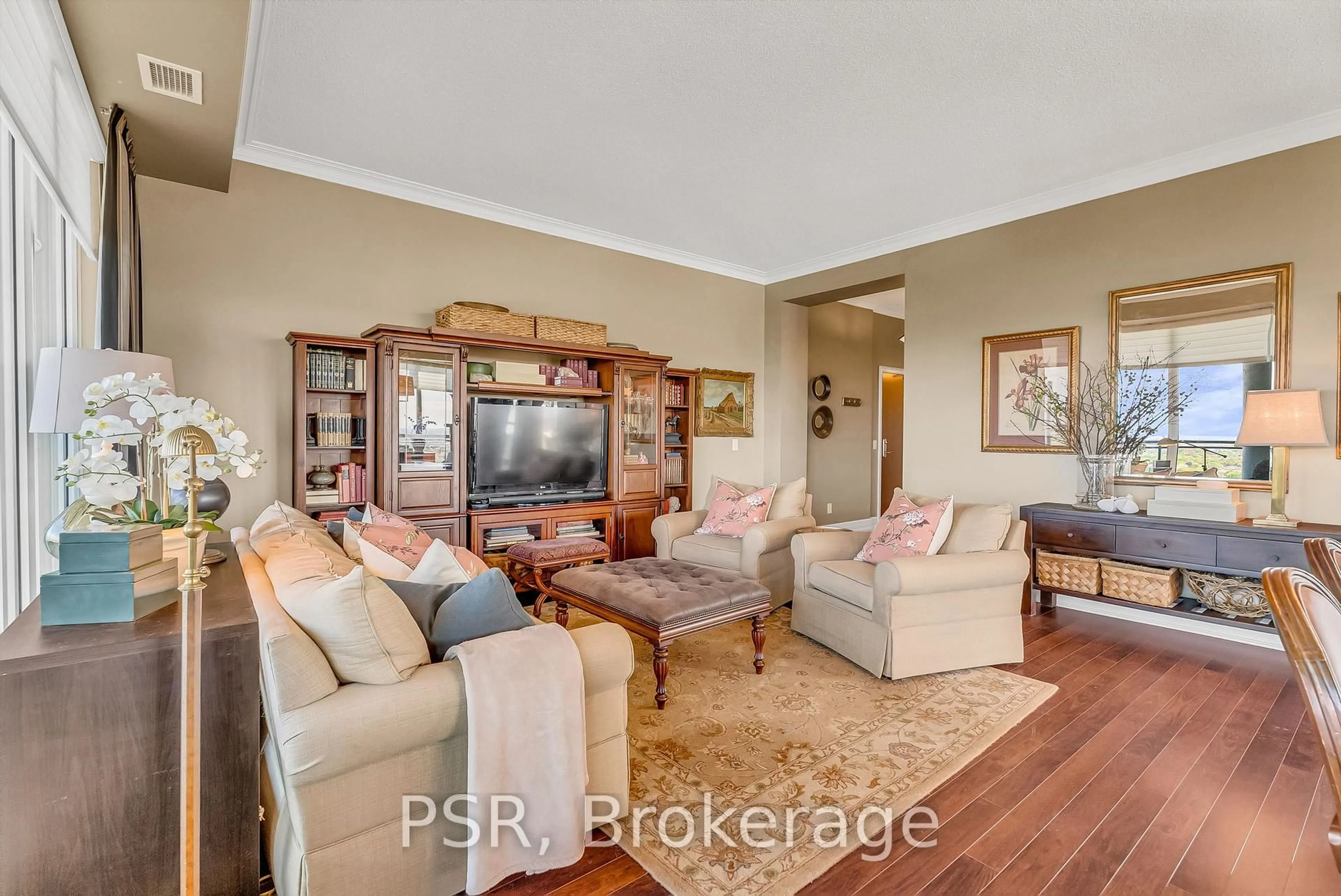 Living room with furniture, unknown for 100 John St #LPH 2603, Brampton Ontario L6W 0A8