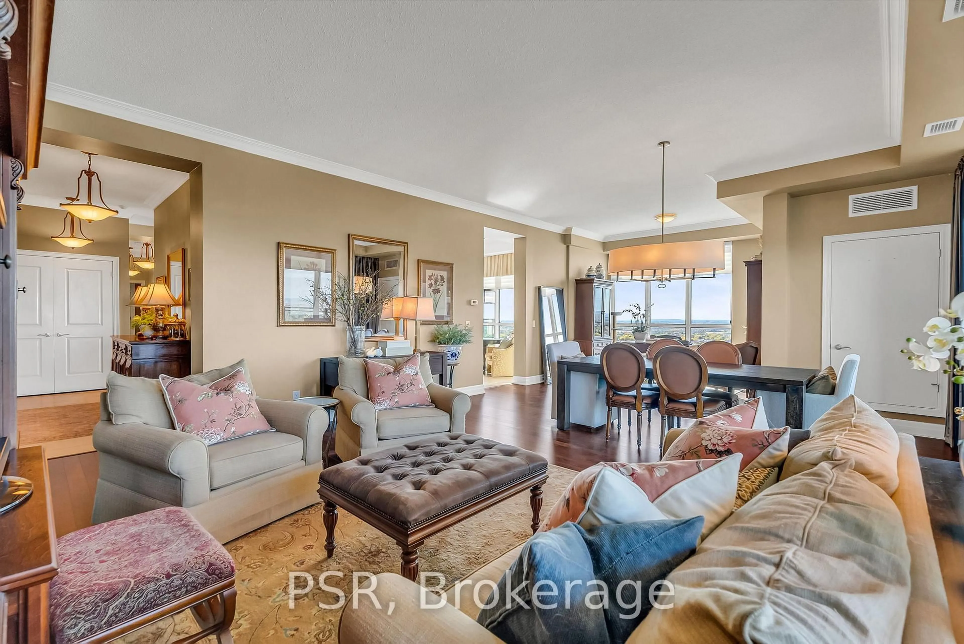 Living room with furniture, unknown for 100 John St #LPH 2603, Brampton Ontario L6W 0A8