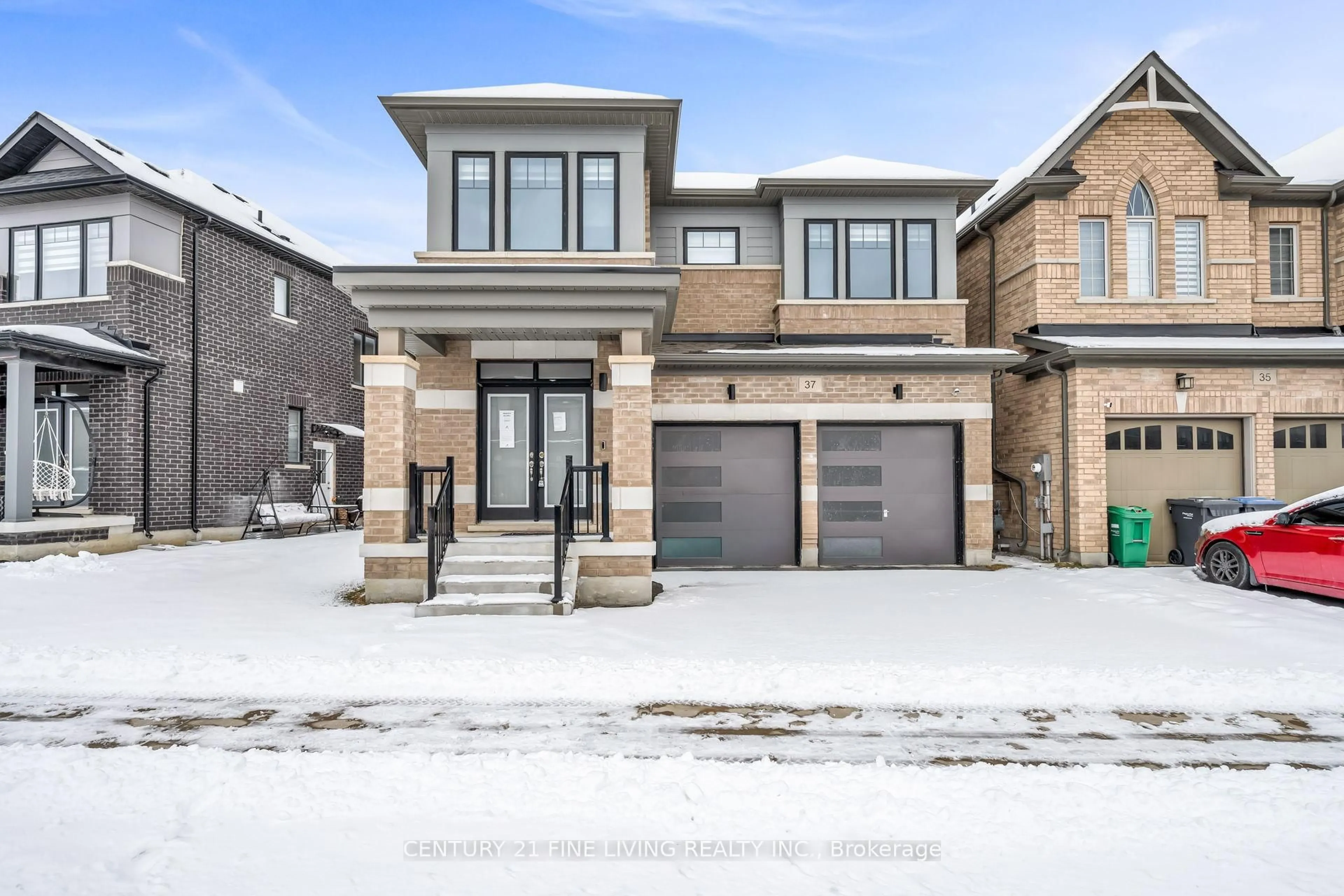 Home with brick exterior material, street for 37 PETCH Ave, Caledon Ontario L7C 4J8