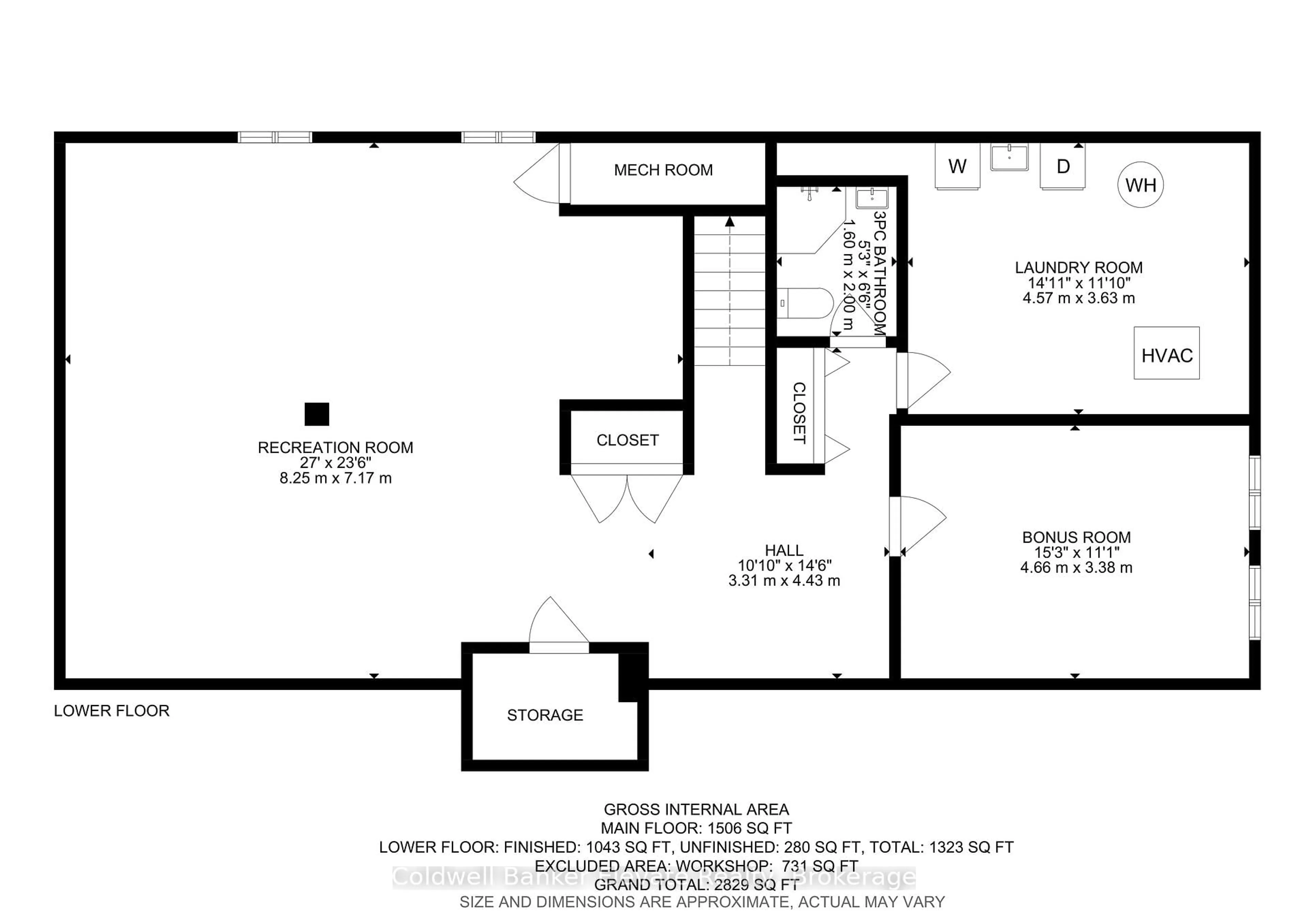 Floor plan for 14360 Sixth Line, Halton Hills Ontario L0P 1H0