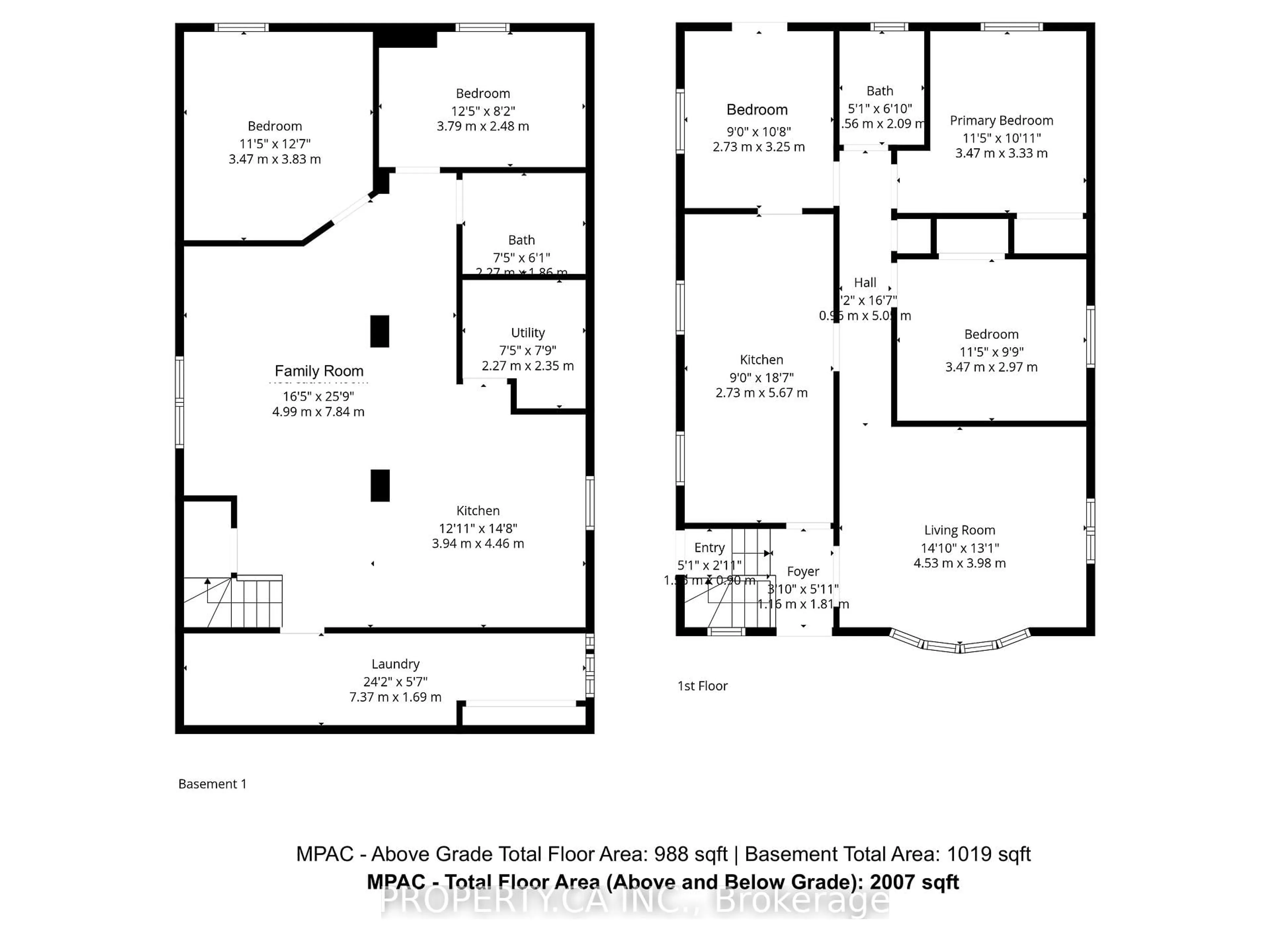Floor plan for 574 Drymen Cres, Mississauga Ontario L5G 2P1
