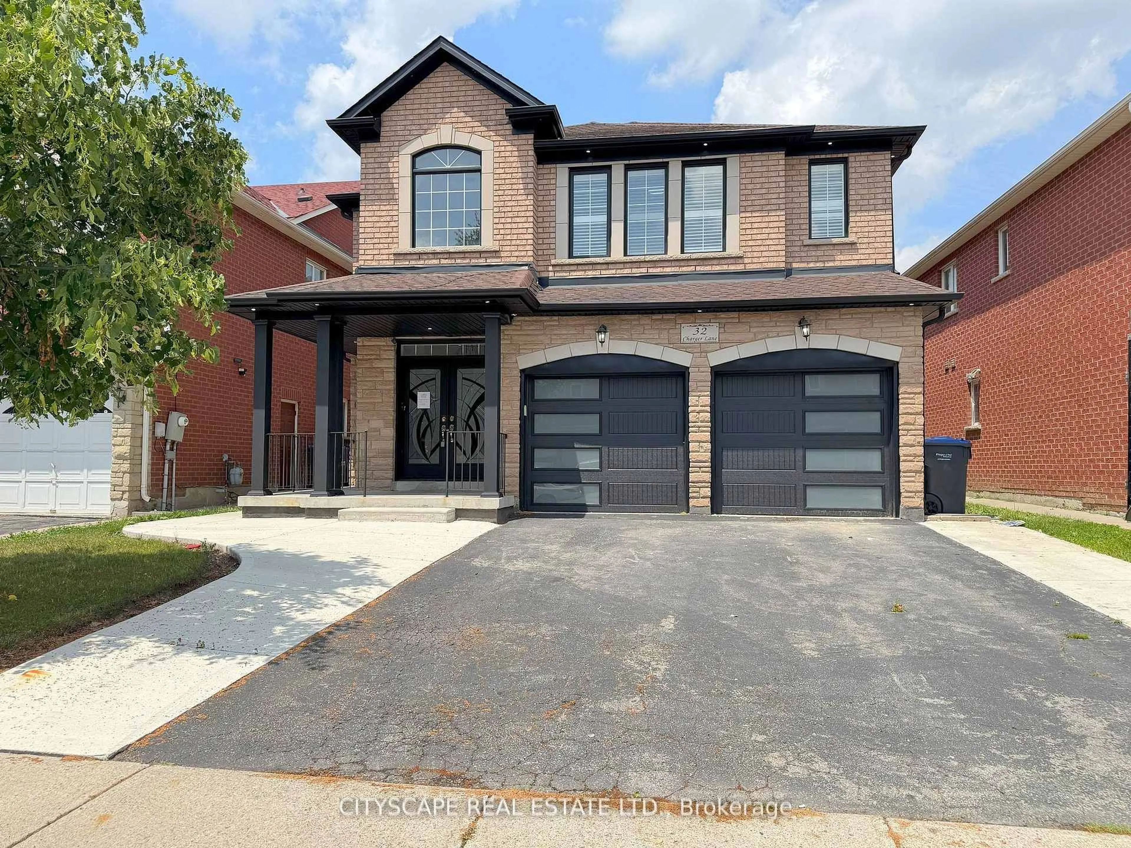 Home with brick exterior material, street for 32 Charger Lane, Brampton Ontario L7A 3C1