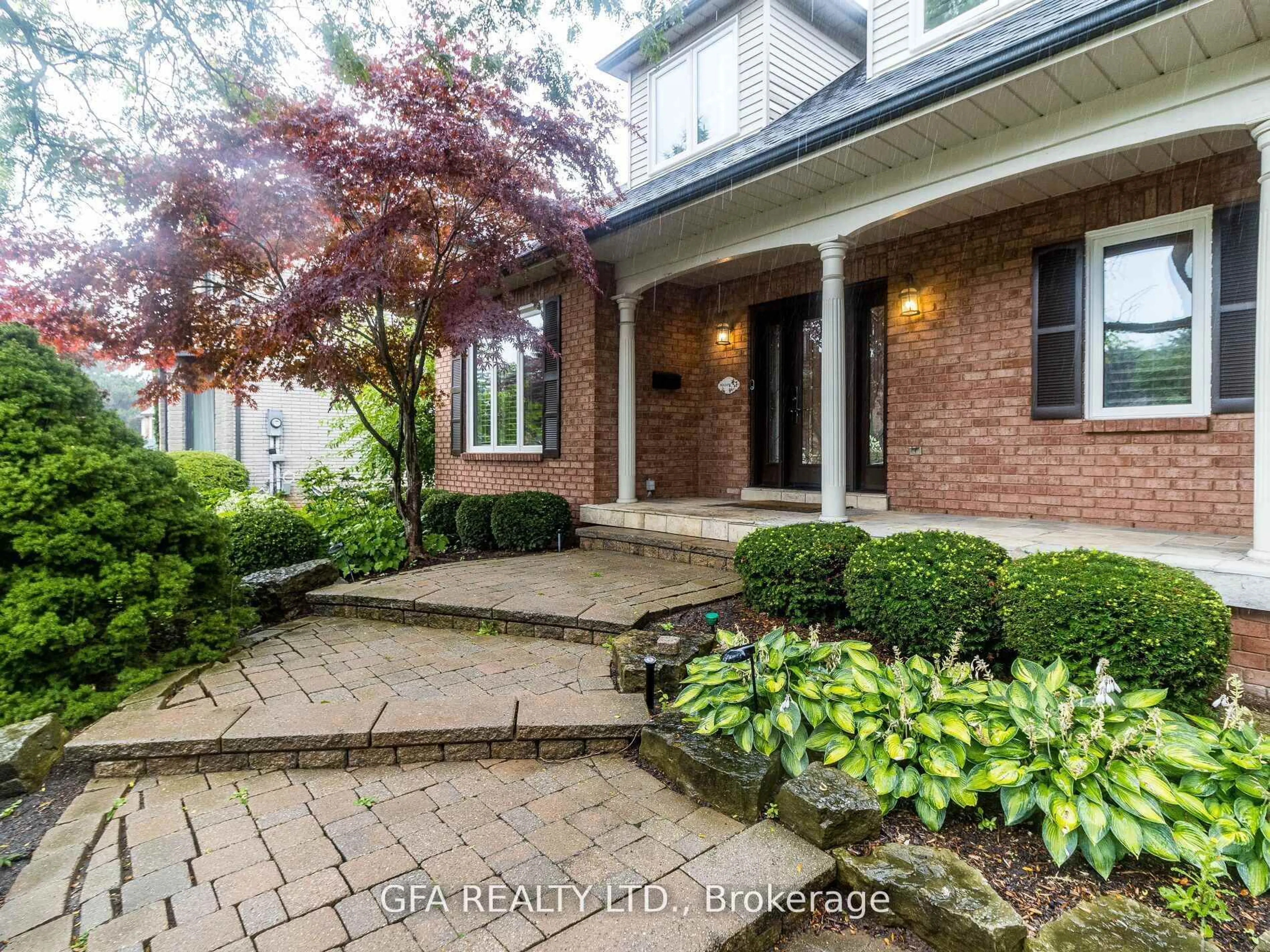 Home with brick exterior material, street for 1027 Masters Green, Oakville Ontario L6M 2N7