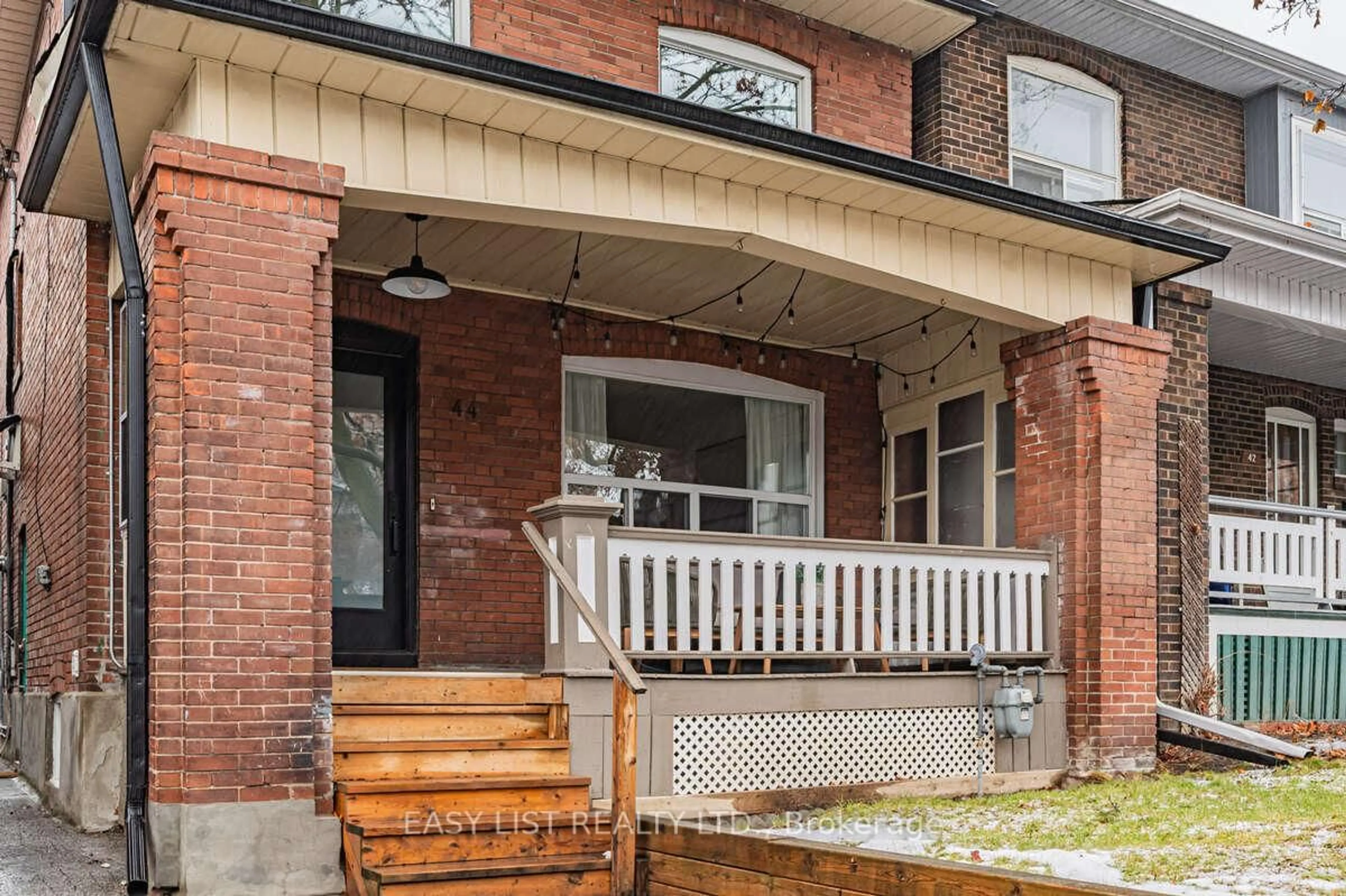 Home with brick exterior material, street for 44 Parkdale Rd, Toronto Ontario M6R 1E2