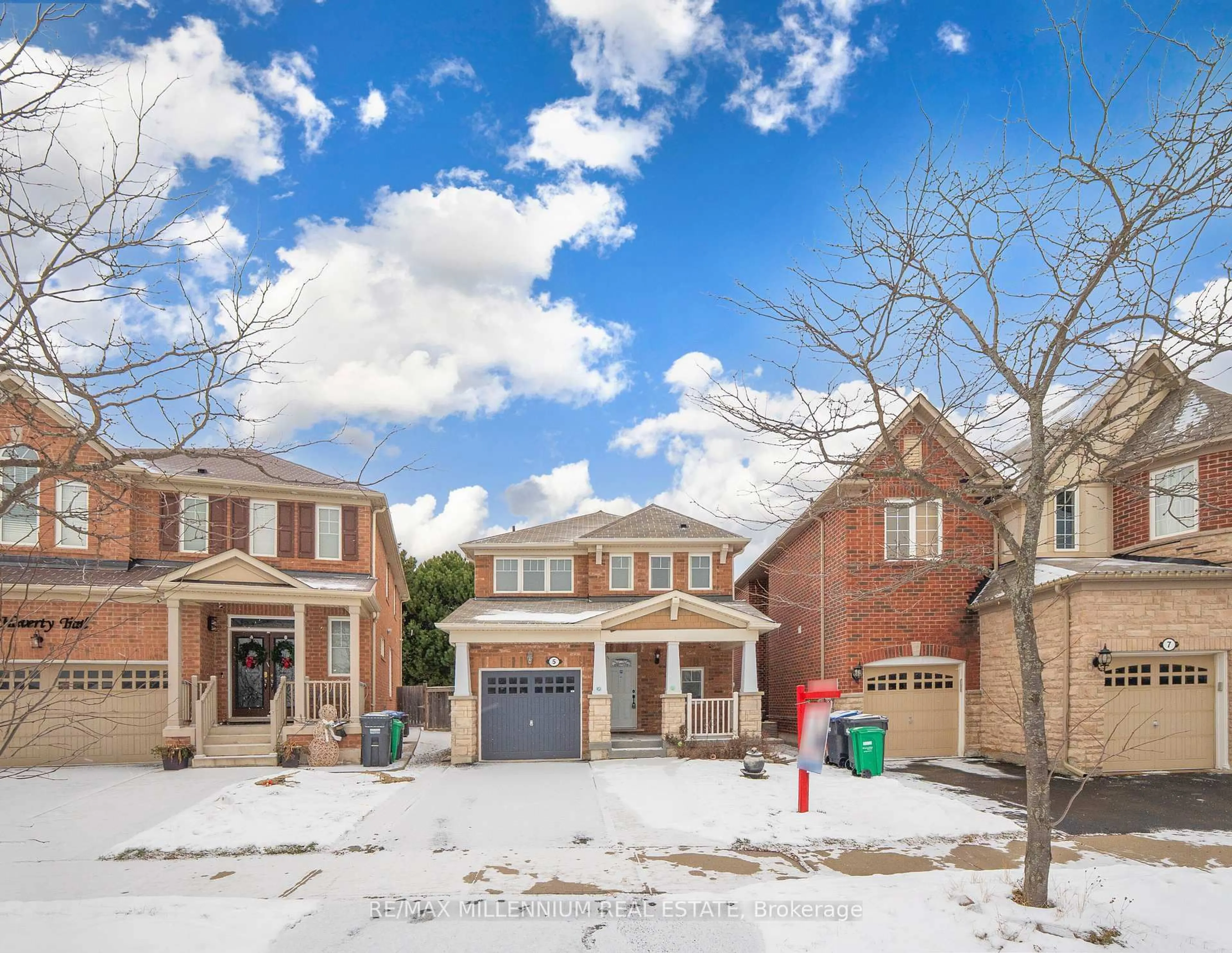 Home with brick exterior material, street for 5 Haverty Tr, Brampton Ontario L7A 0S7