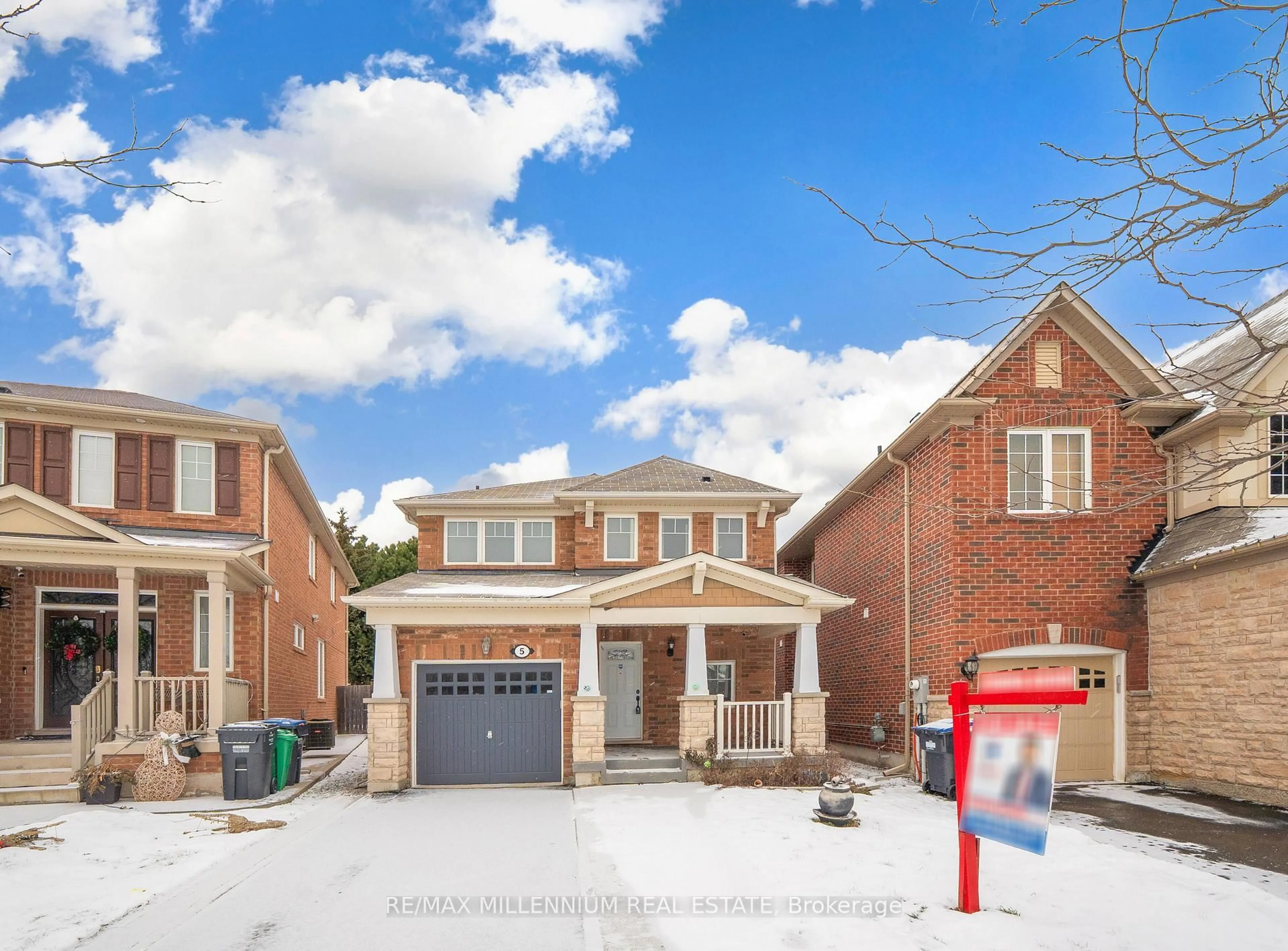 Home with brick exterior material, street for 5 Haverty Tr, Brampton Ontario L7A 0S7