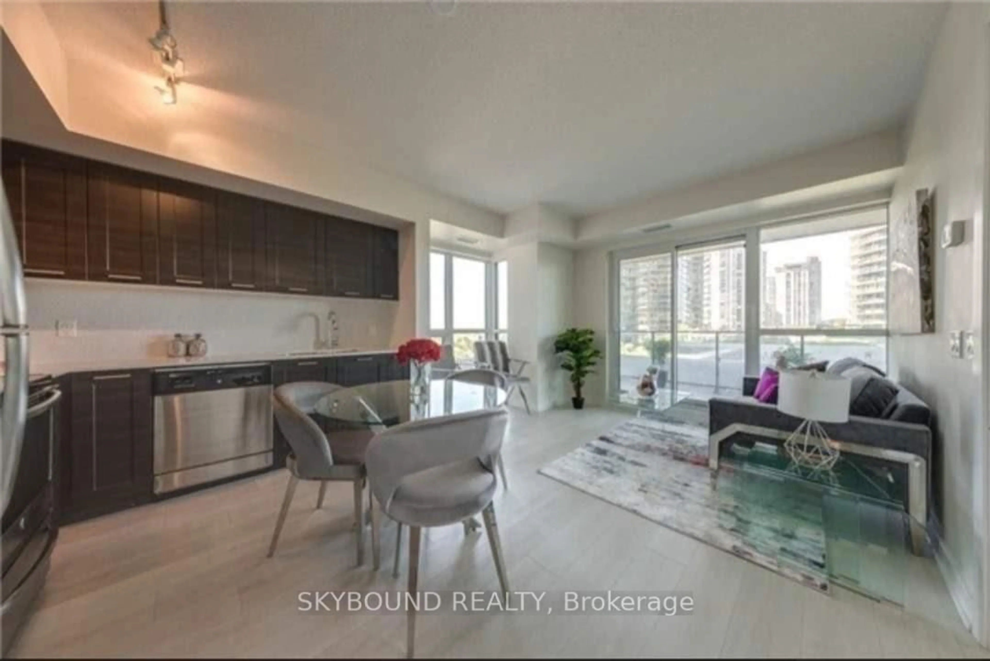 Open concept kitchen, unknown for 2220 Lakeshore Blvd #612, Toronto Ontario M8V 0C1