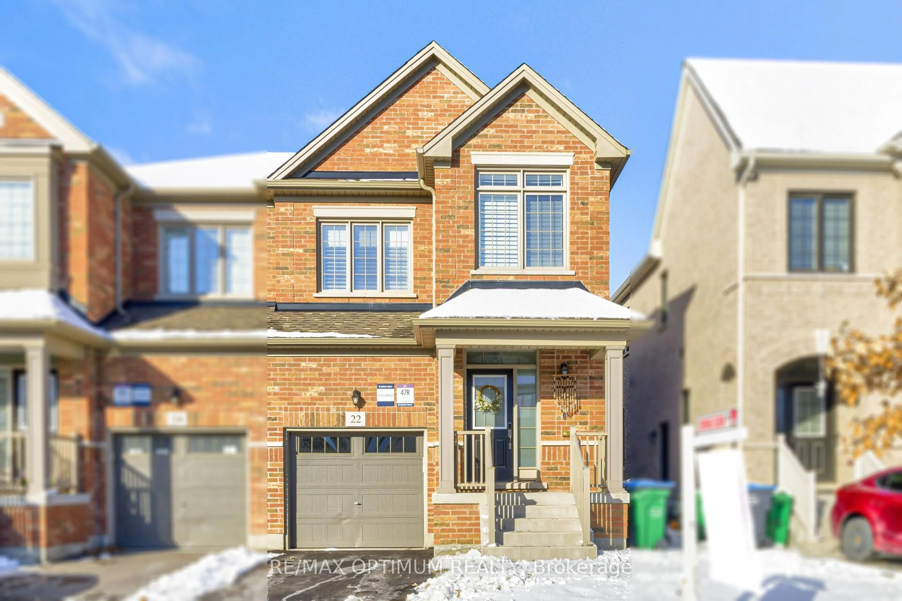 Home with brick exterior material, street for 22 Fordham Rd, Brampton Ontario L6Y 6K2