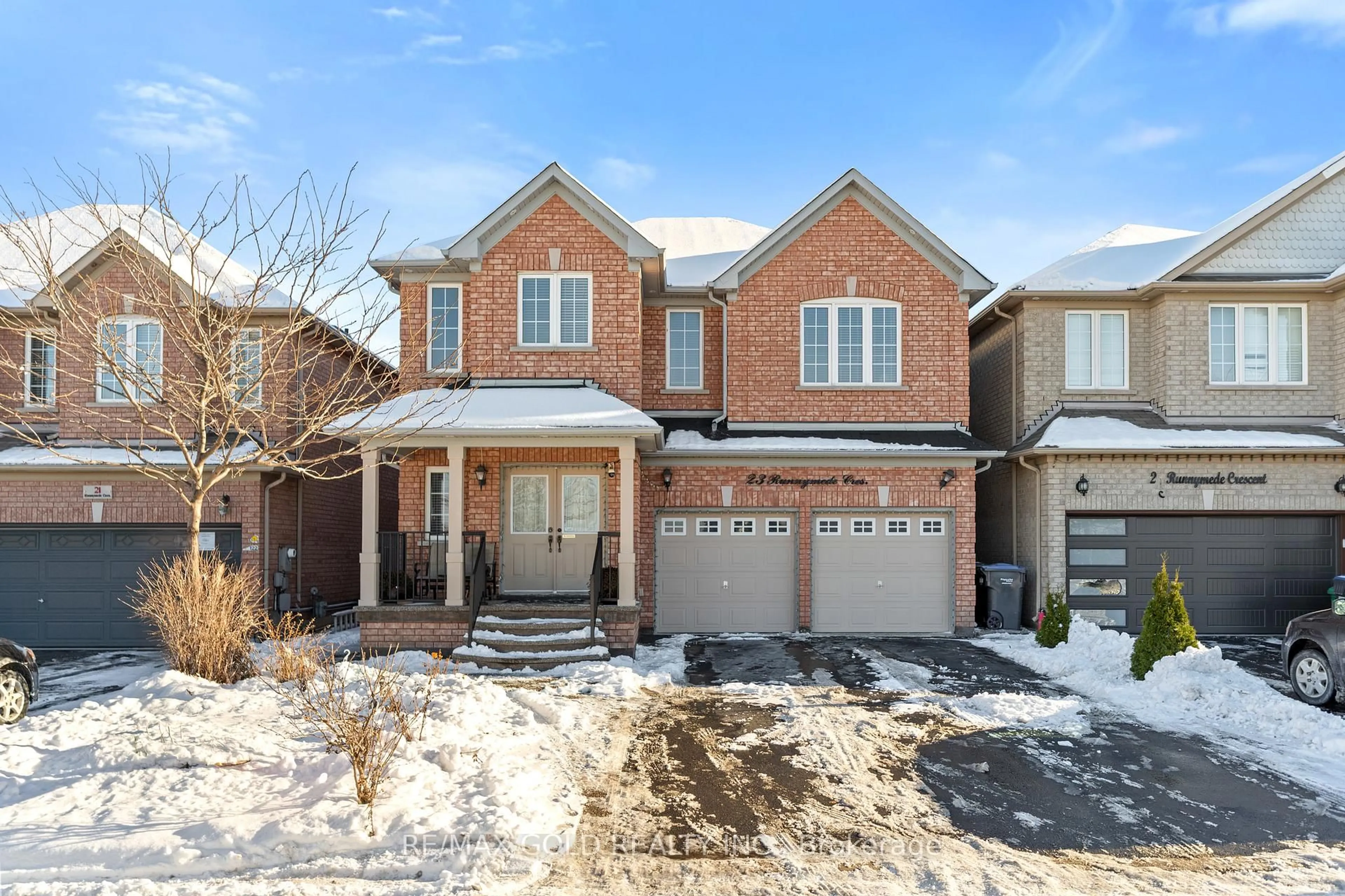 Home with brick exterior material, street for 23 Runnymede Cres, Brampton Ontario L6R 2L0