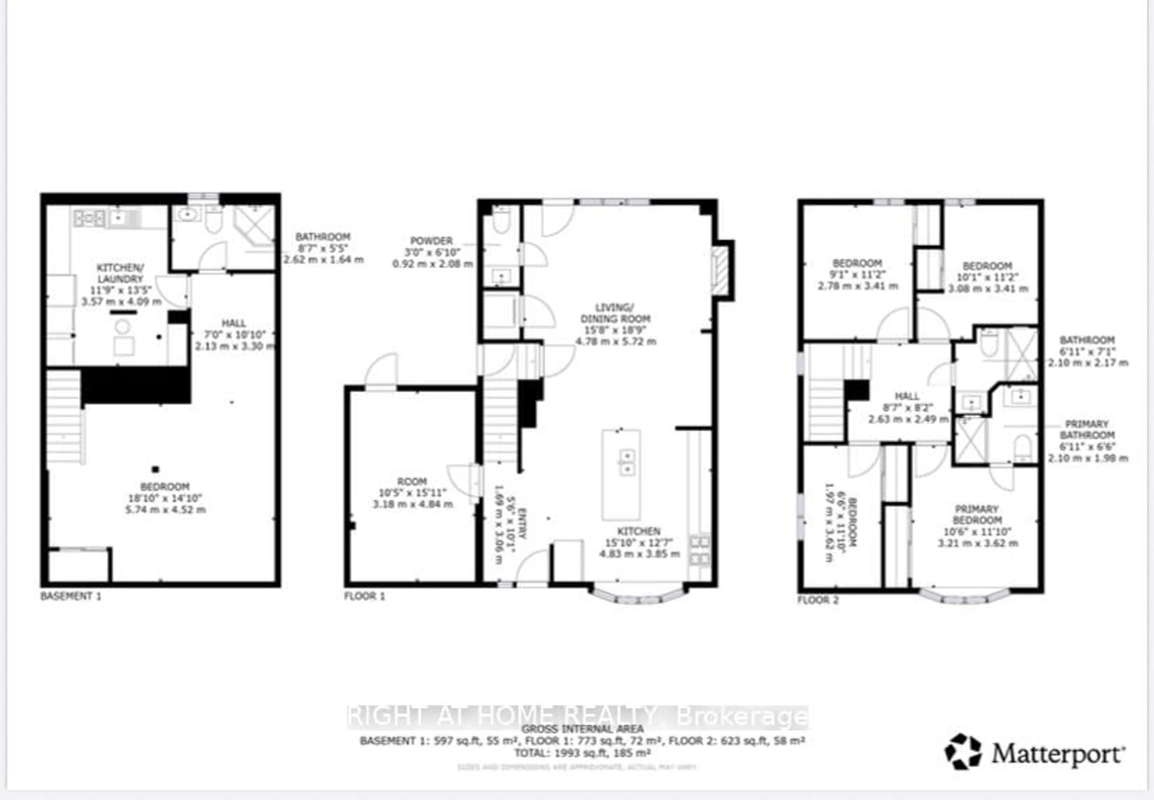 Floor plan for 5 Bow River Cres, Mississauga Ontario L5N 1J1