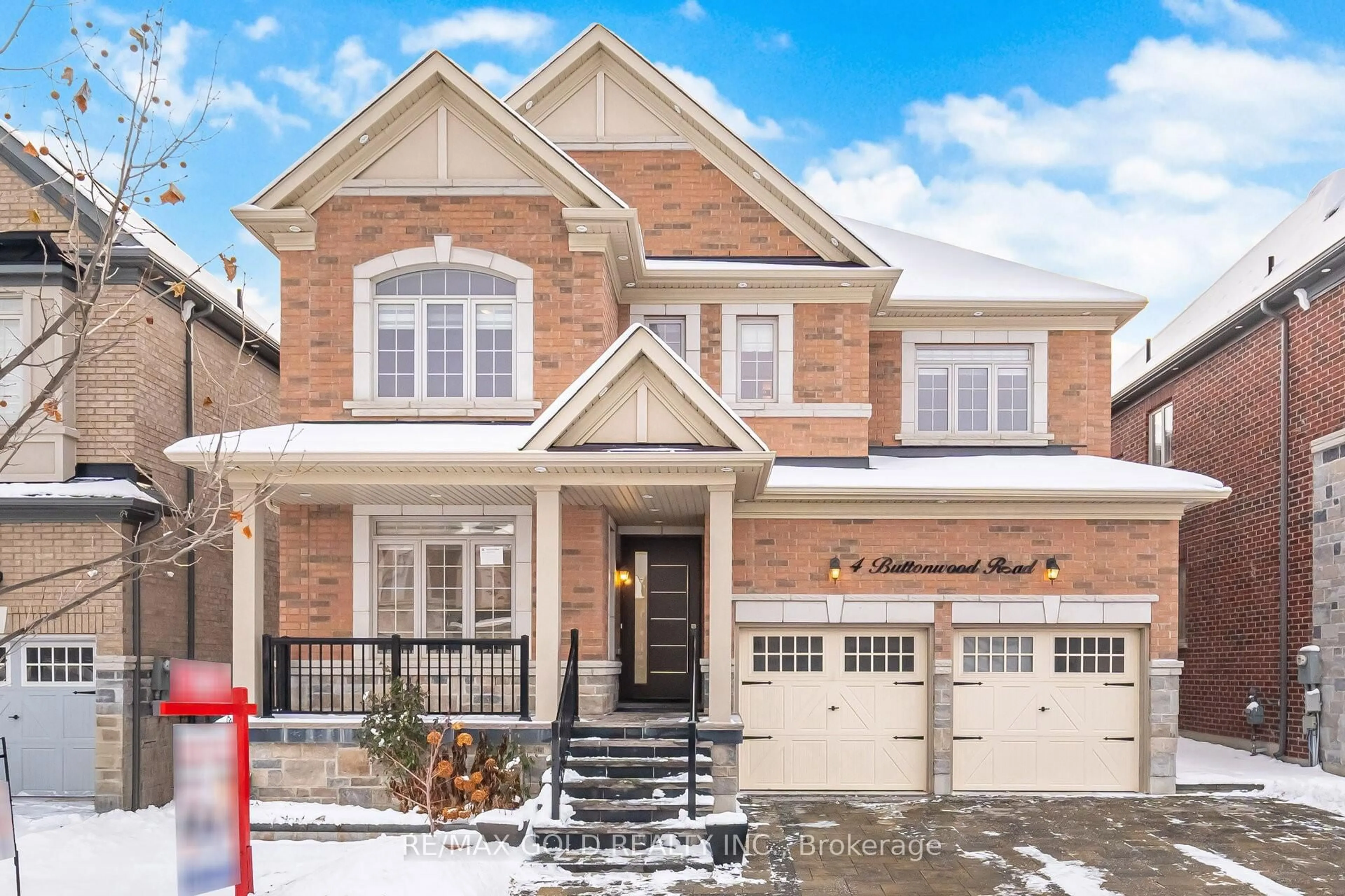 Home with brick exterior material, street for 4 Buttonwood Rd, Brampton Ontario L6P 4J9