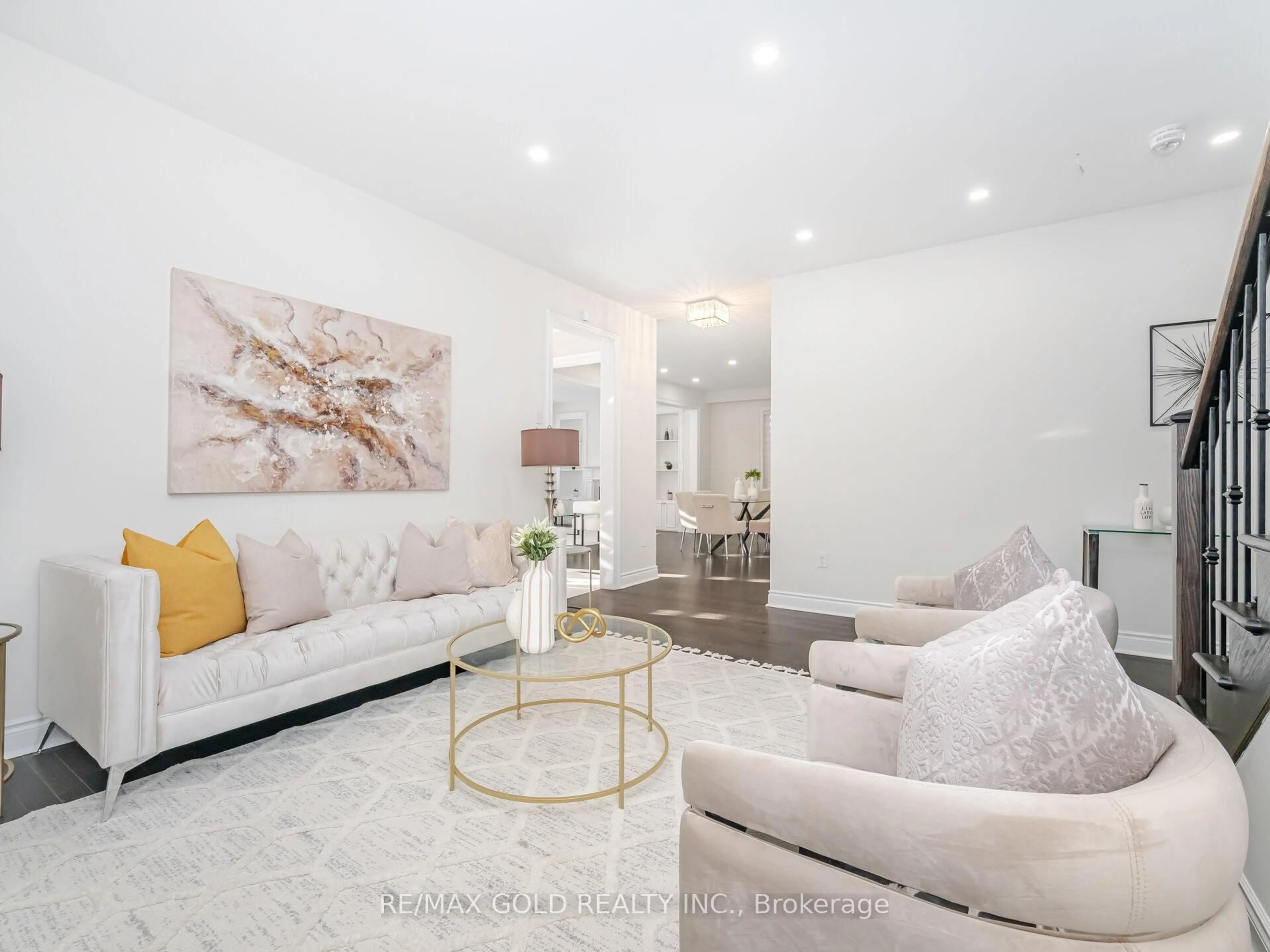 Living room with furniture, unknown for 4 Buttonwood Rd, Brampton Ontario L6P 4J9