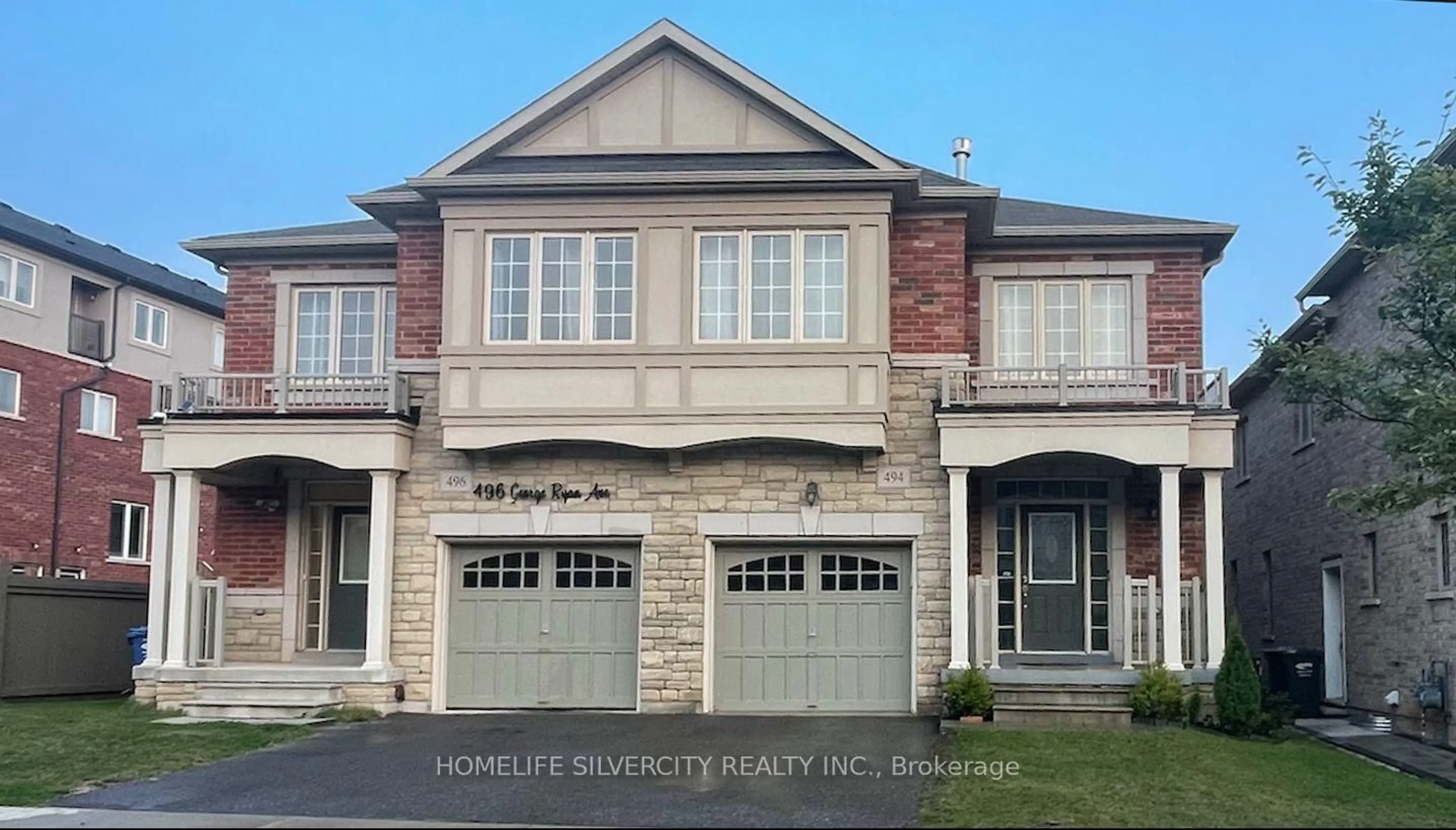 Home with brick exterior material, street for 494 George Ryan Ave, Oakville Ontario L6H 0S5