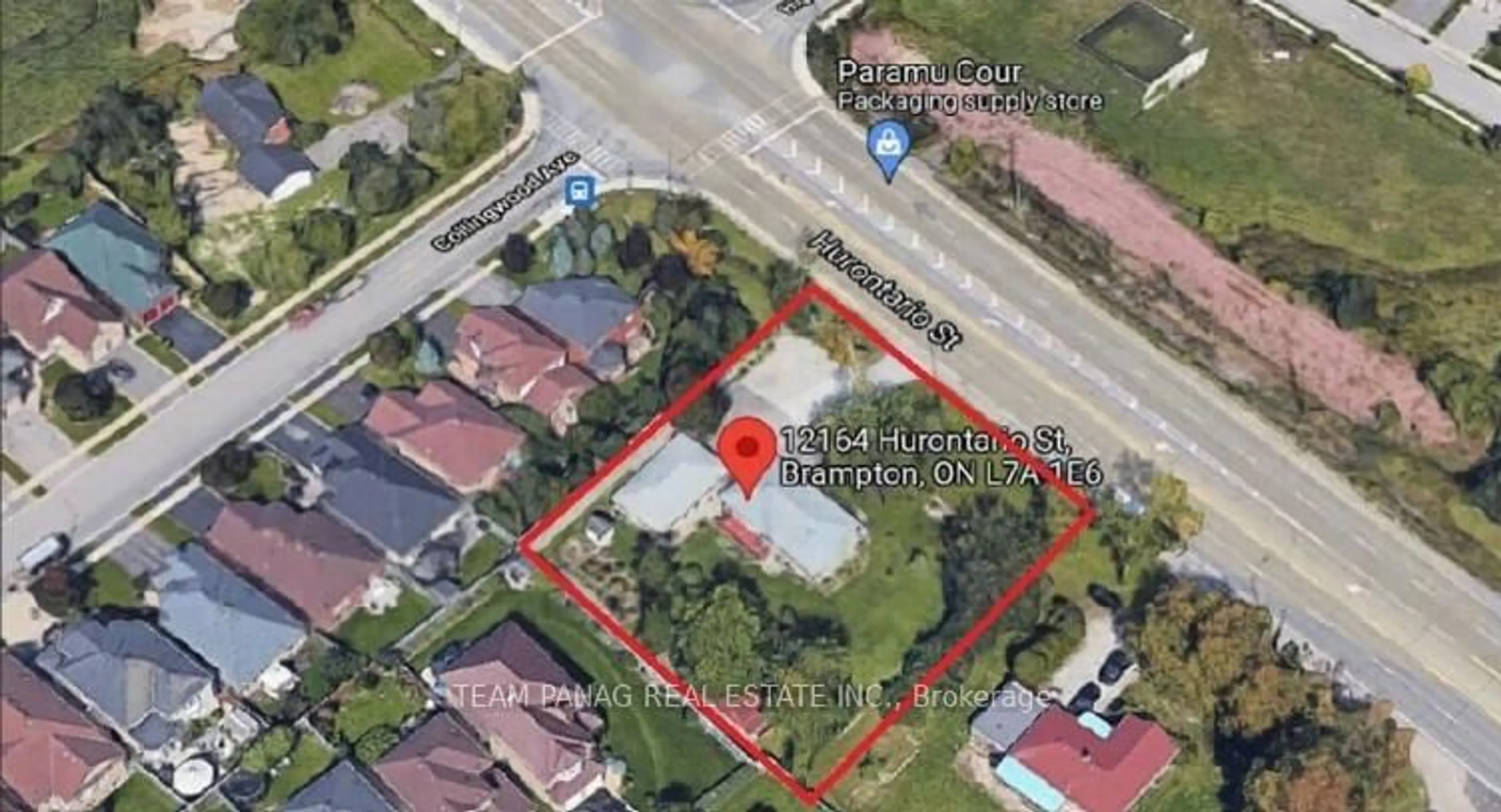 A pic from outside/outdoor area/front of a property/back of a property/a pic from drone, street for 12164 Hurontario St, Brampton Ontario L7A 1E6