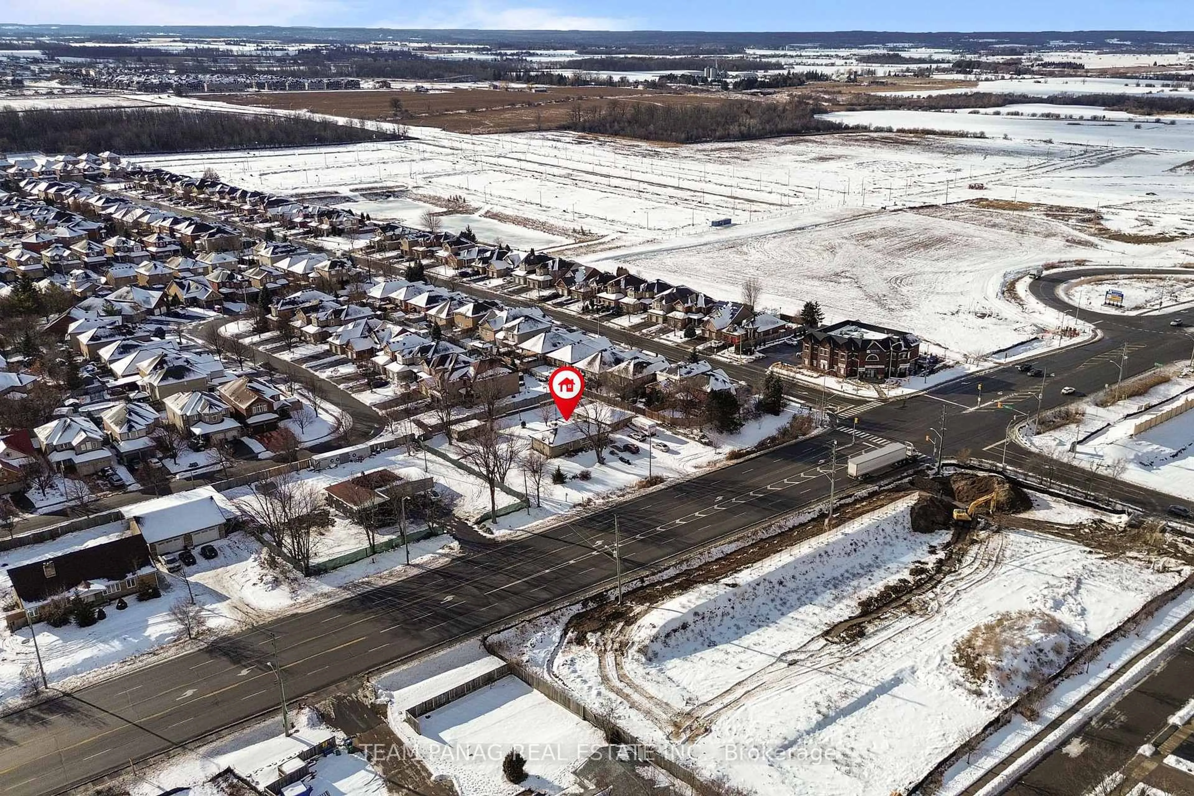 A pic from outside/outdoor area/front of a property/back of a property/a pic from drone, street for 12164 Hurontario St, Brampton Ontario L7A 1E6