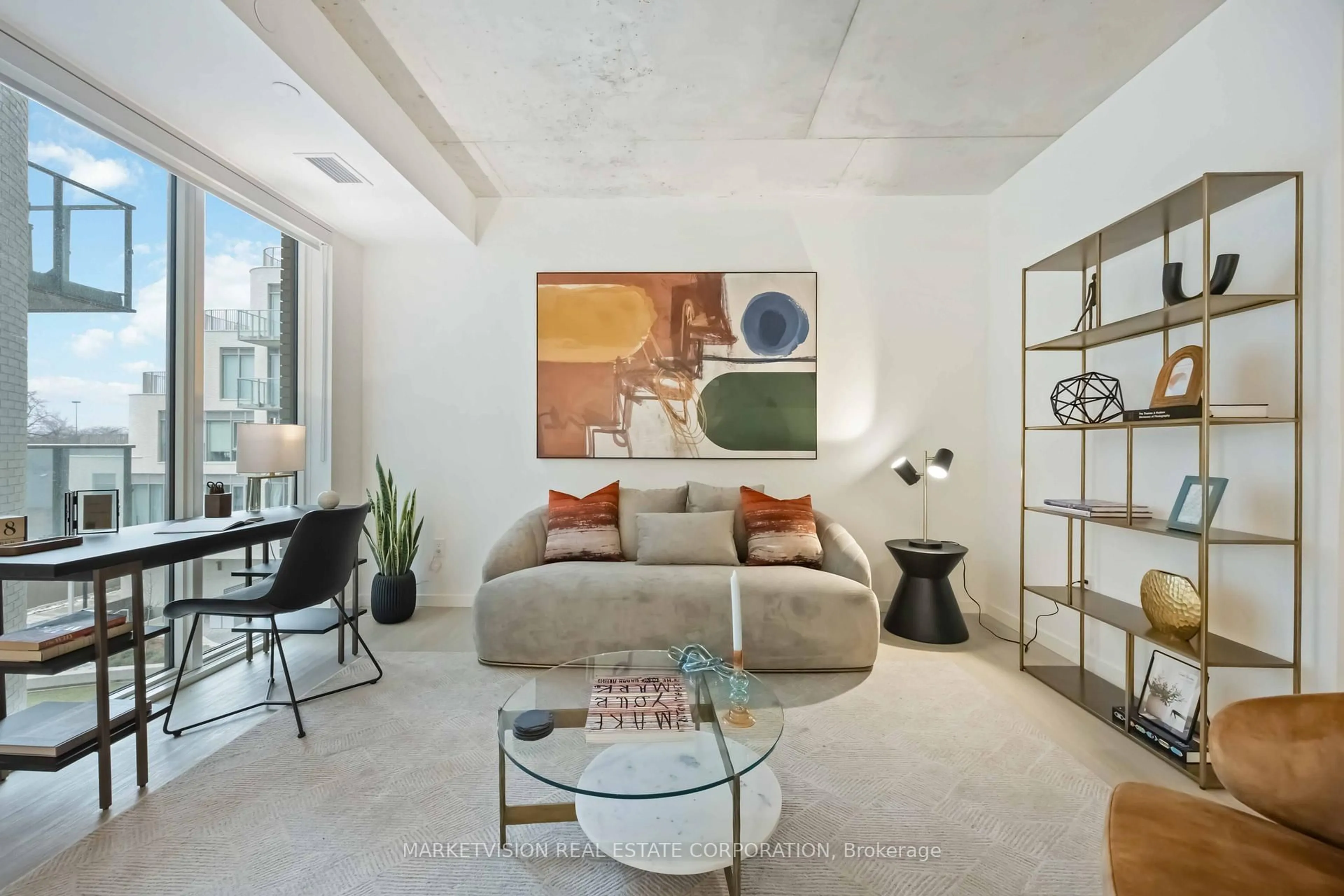 Living room with furniture, unknown for 689 The Queensway #331, Toronto Ontario M8Y 1L1