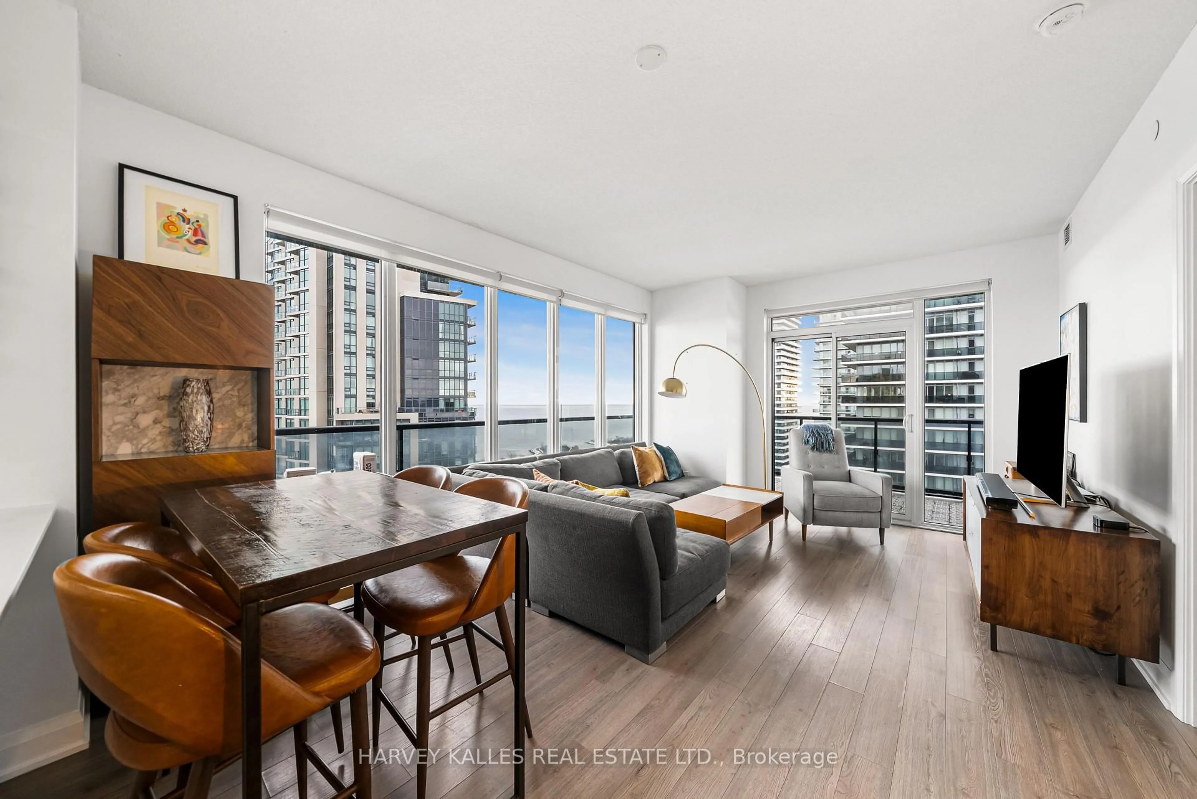 Living room with furniture, unknown for 56 Annie Craig Dr #2703, Toronto Ontario M8V 0C8